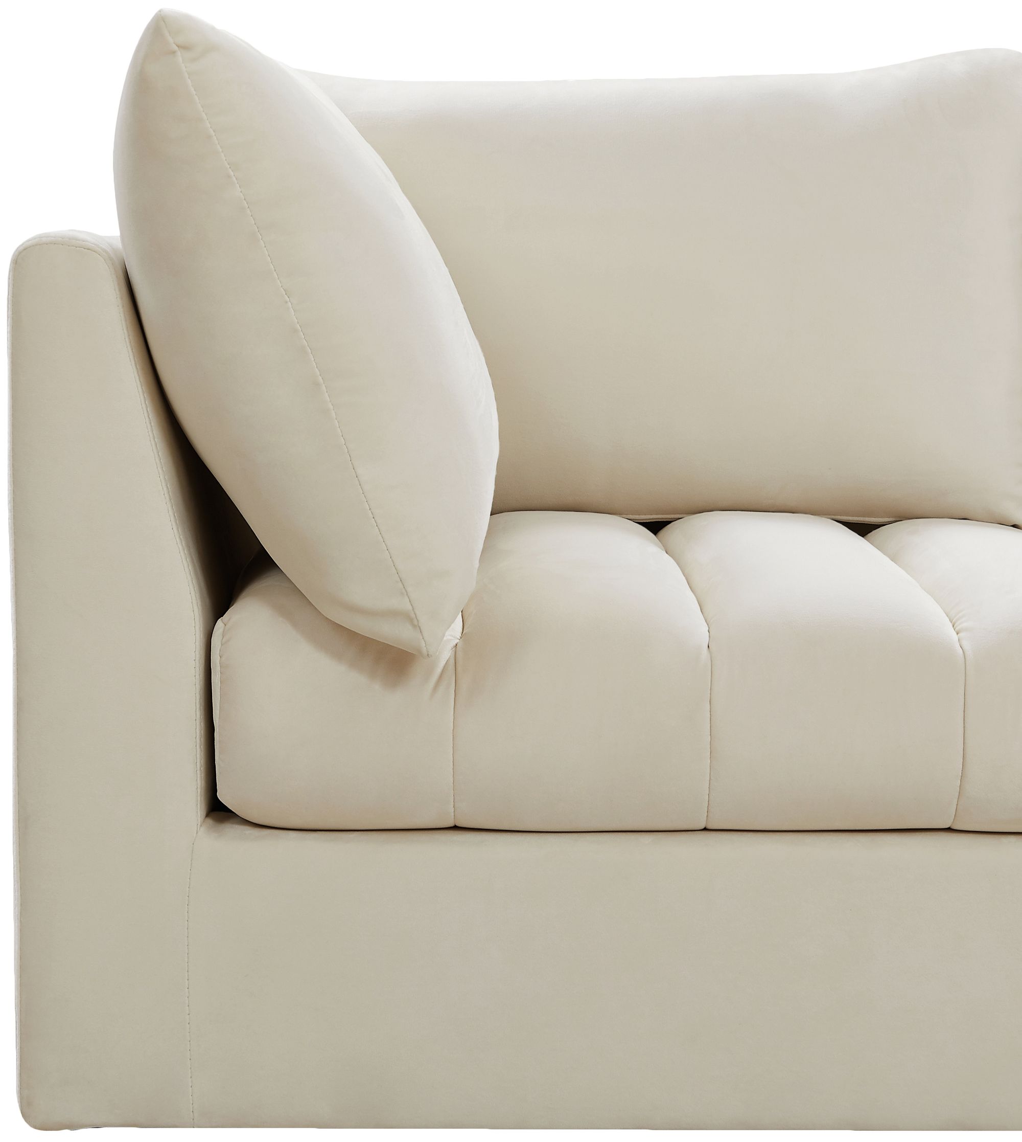 Jacob 140" 7-Piece Velvet Modular U-Shape Sectional
