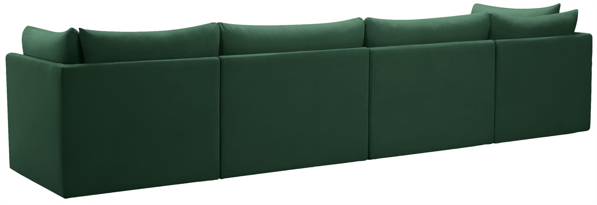 Jacob 140" Velvet Modular Sofa