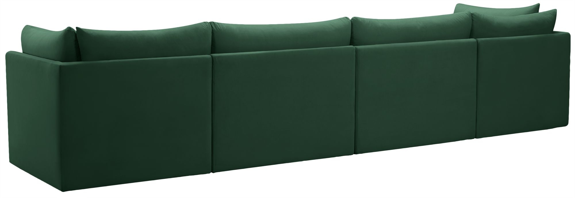 Jacob 140" Velvet Modular Sofa