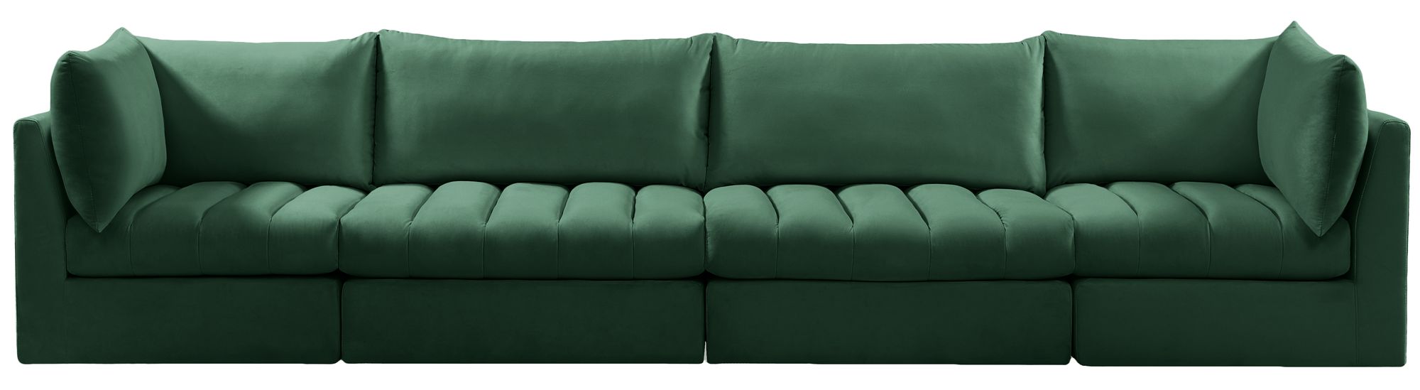 Jacob 140" Velvet Modular Sofa