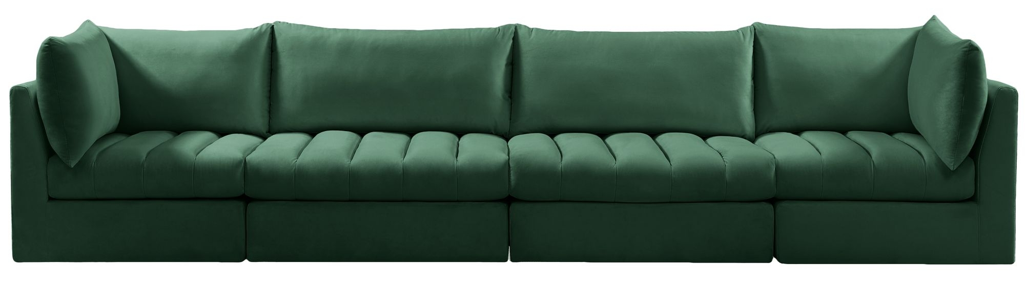 Jacob 140" Velvet Modular Sofa