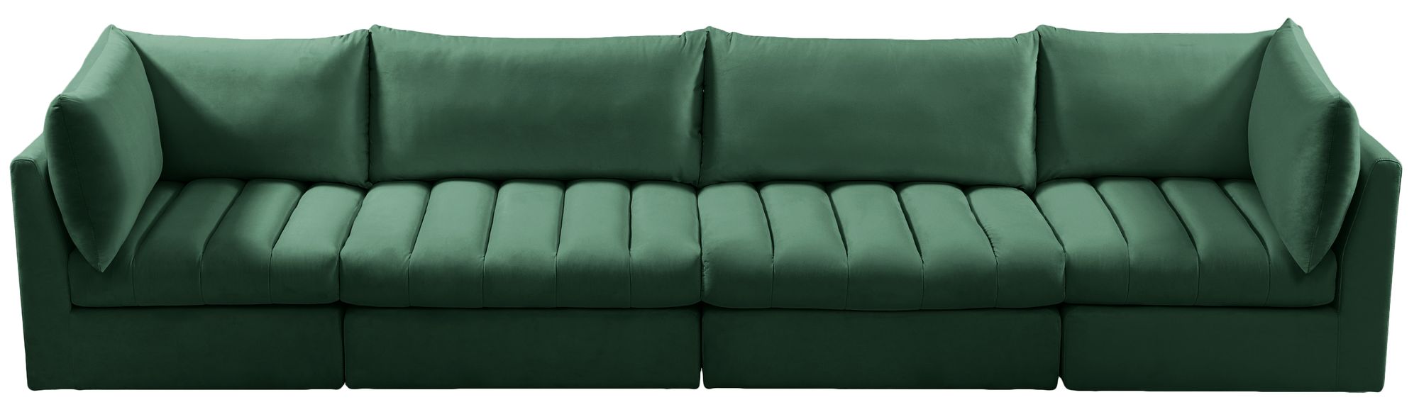 Jacob 140" Velvet Modular Sofa
