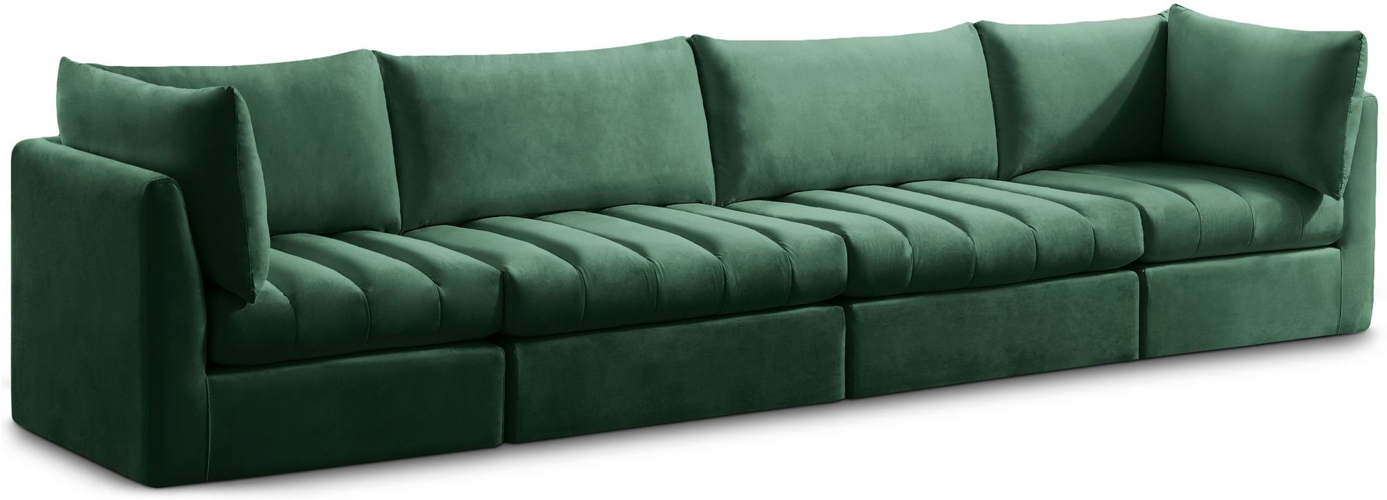 Jacob 140" Velvet Modular Sofa