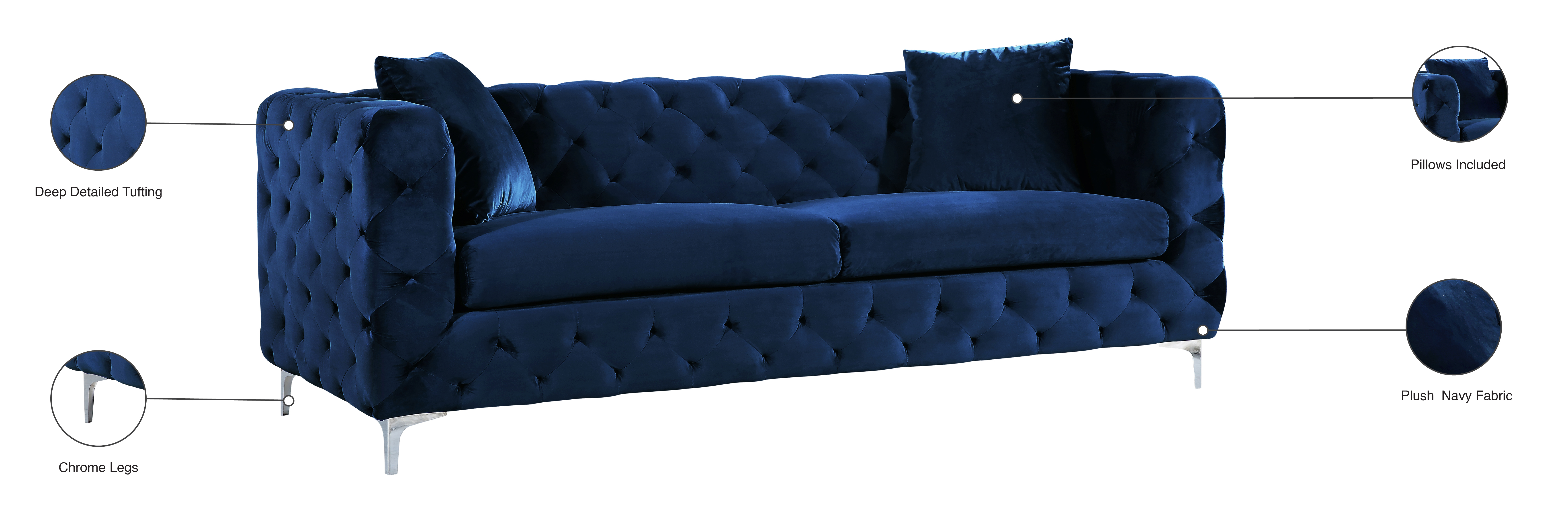 Scarlett Velvet Sofa