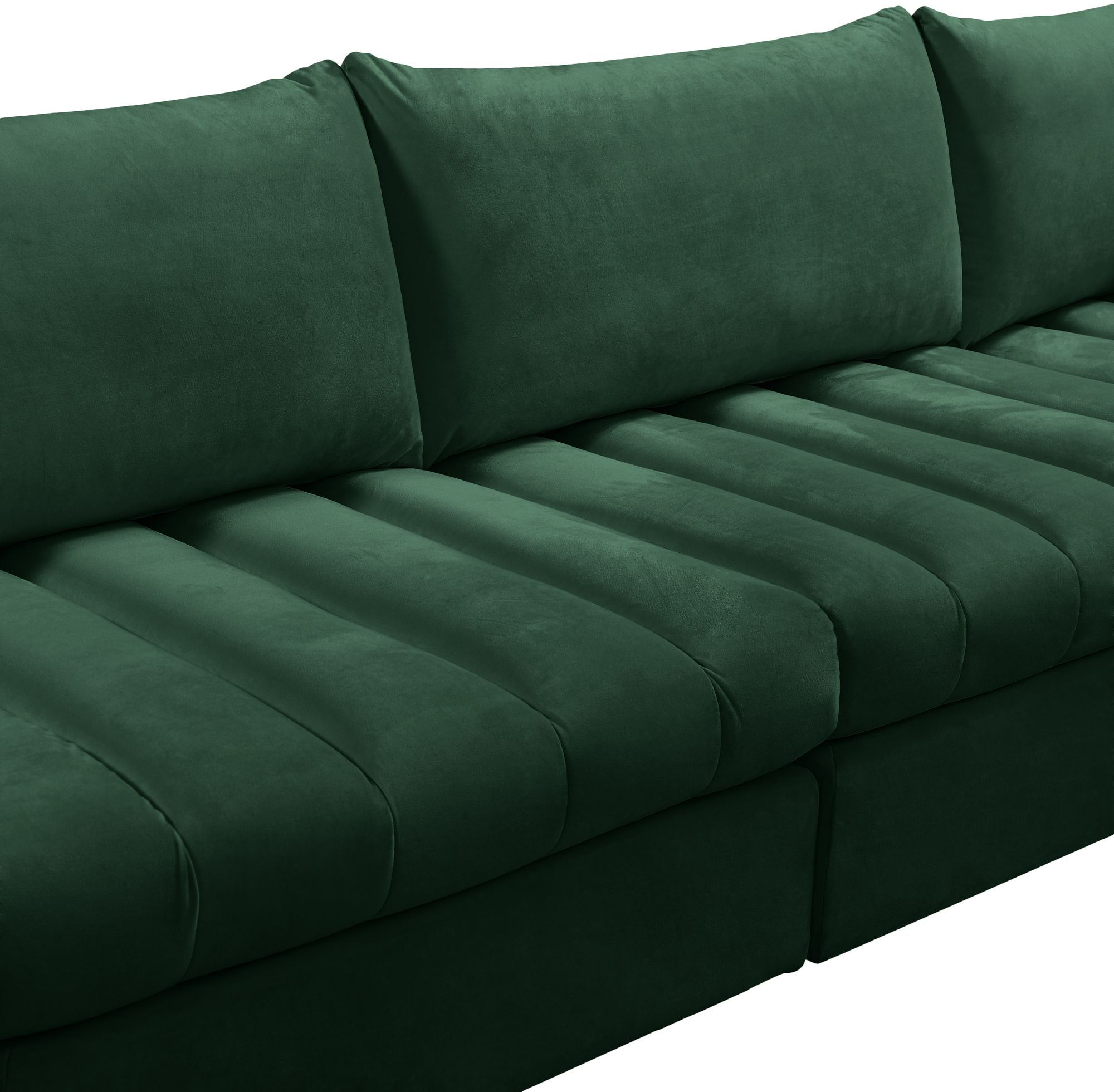 Jacob 103" 5-Piece Velvet Modular Sectional
