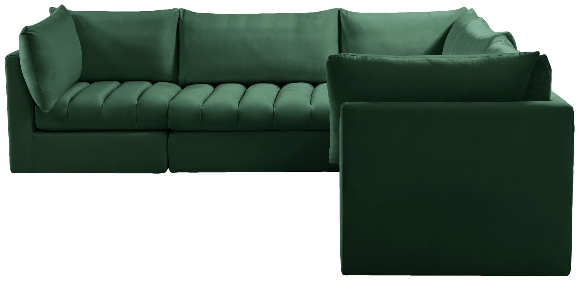 Jacob 103" 5-Piece Velvet Modular Sectional