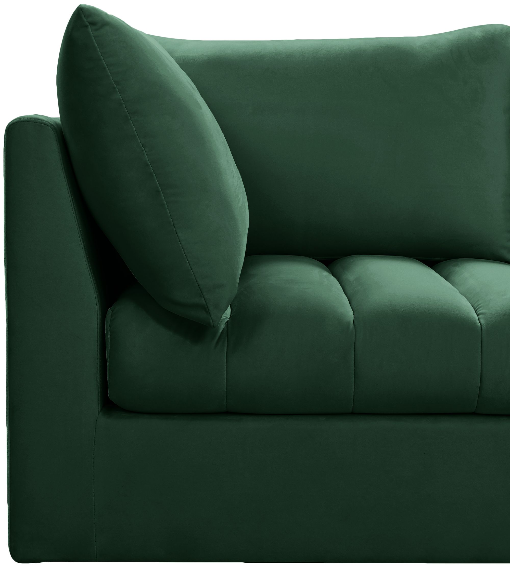 Jacob 140" 6-Piece Velvet Modular Sectional