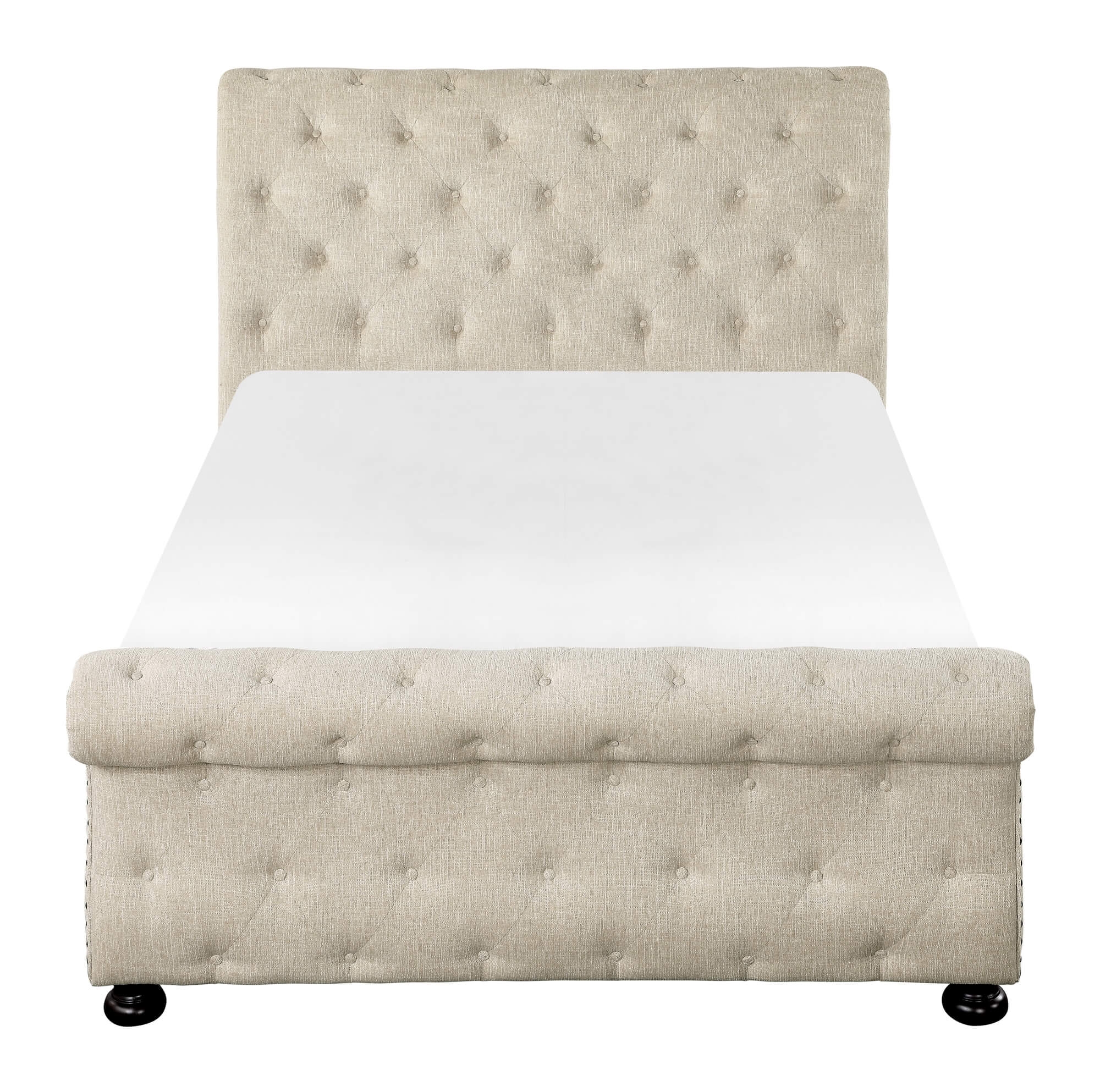Crofton Tufted King Size Bed