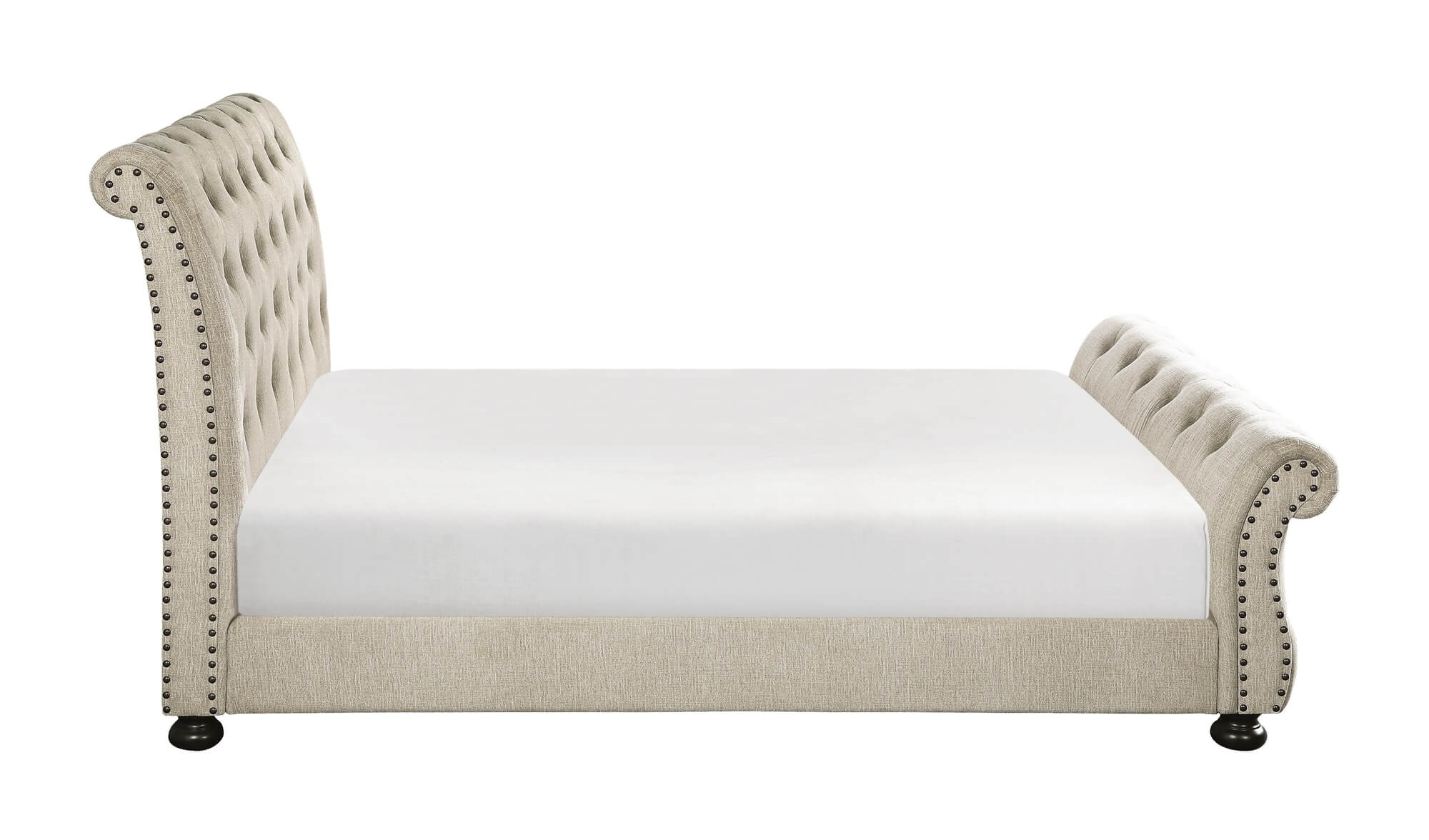 Crofton Tufted King Size Bed