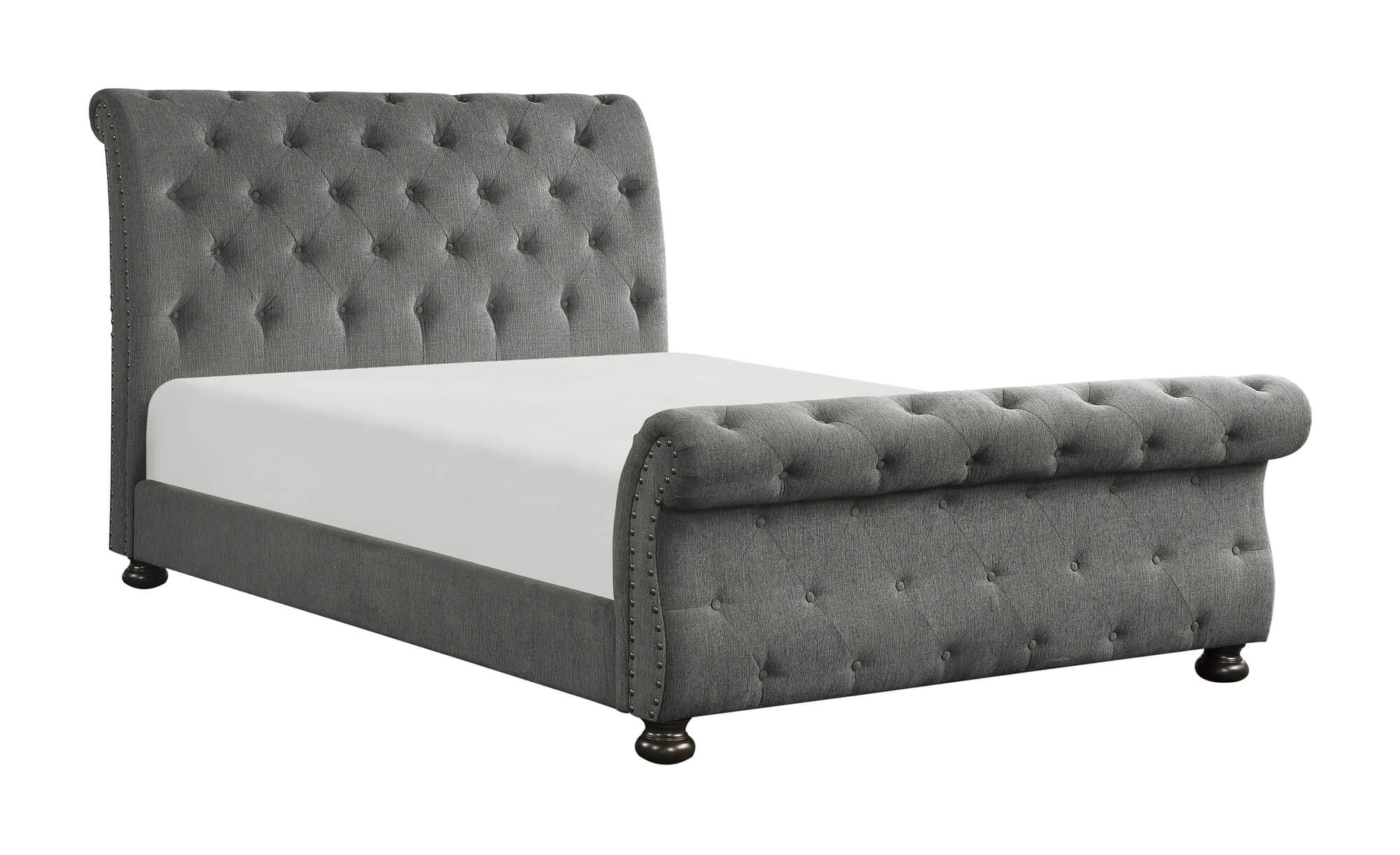 Crofton Tufted Queen Size Bed