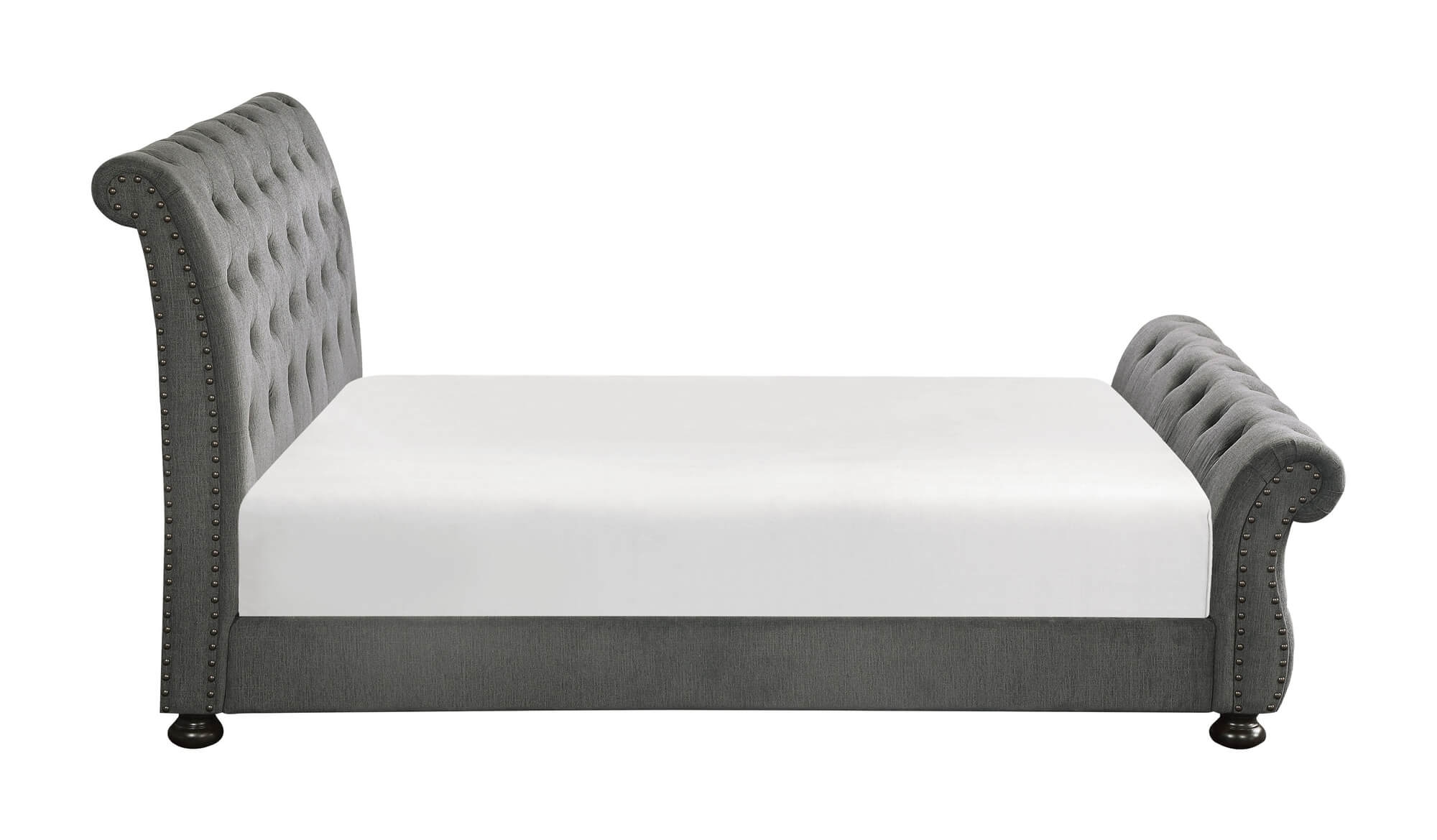 Crofton Tufted King Size Bed