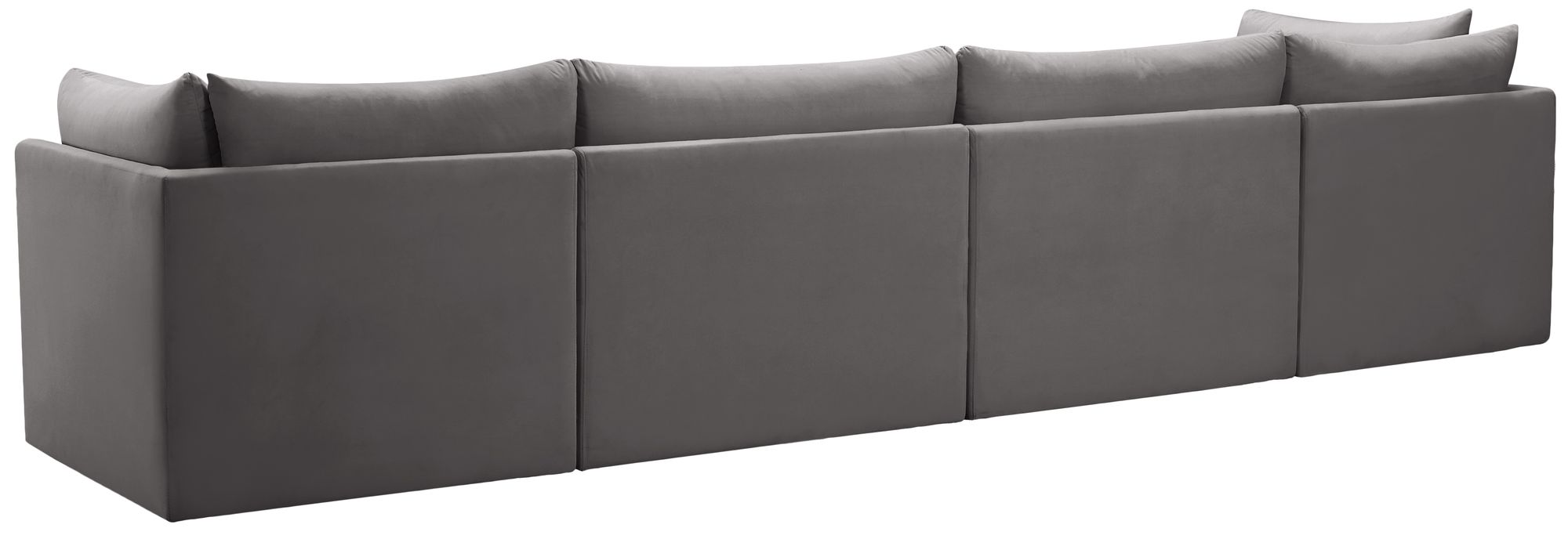 Jacob 140" Velvet Modular Sofa