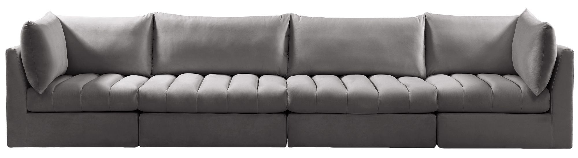 Jacob 140" Velvet Modular Sofa