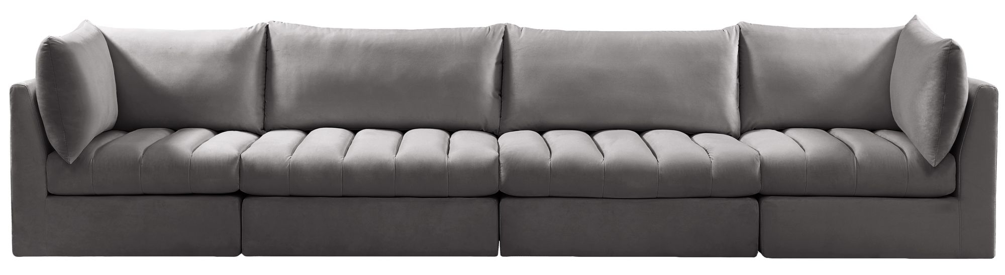 Jacob 140" Velvet Modular Sofa