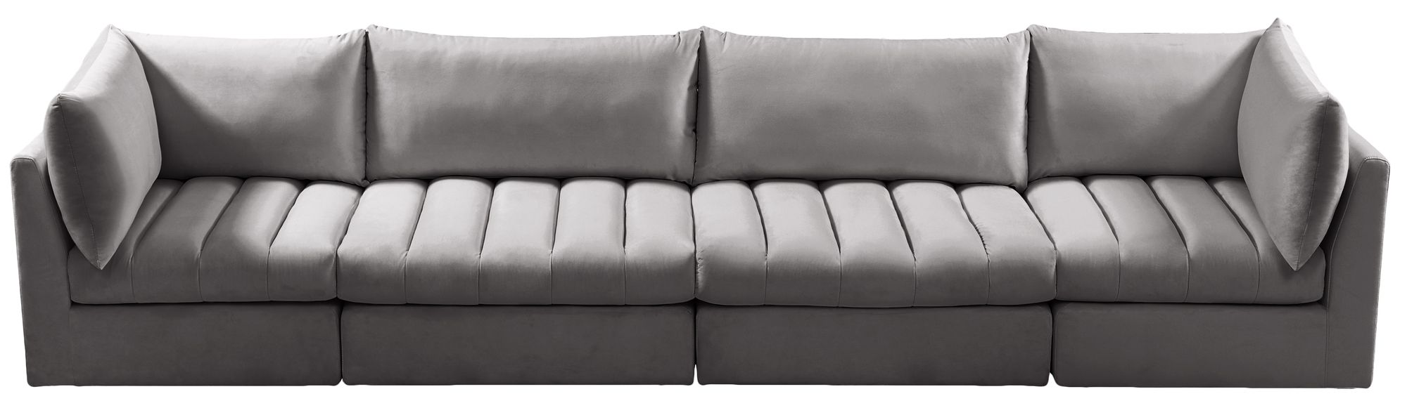 Jacob 140" Velvet Modular Sofa