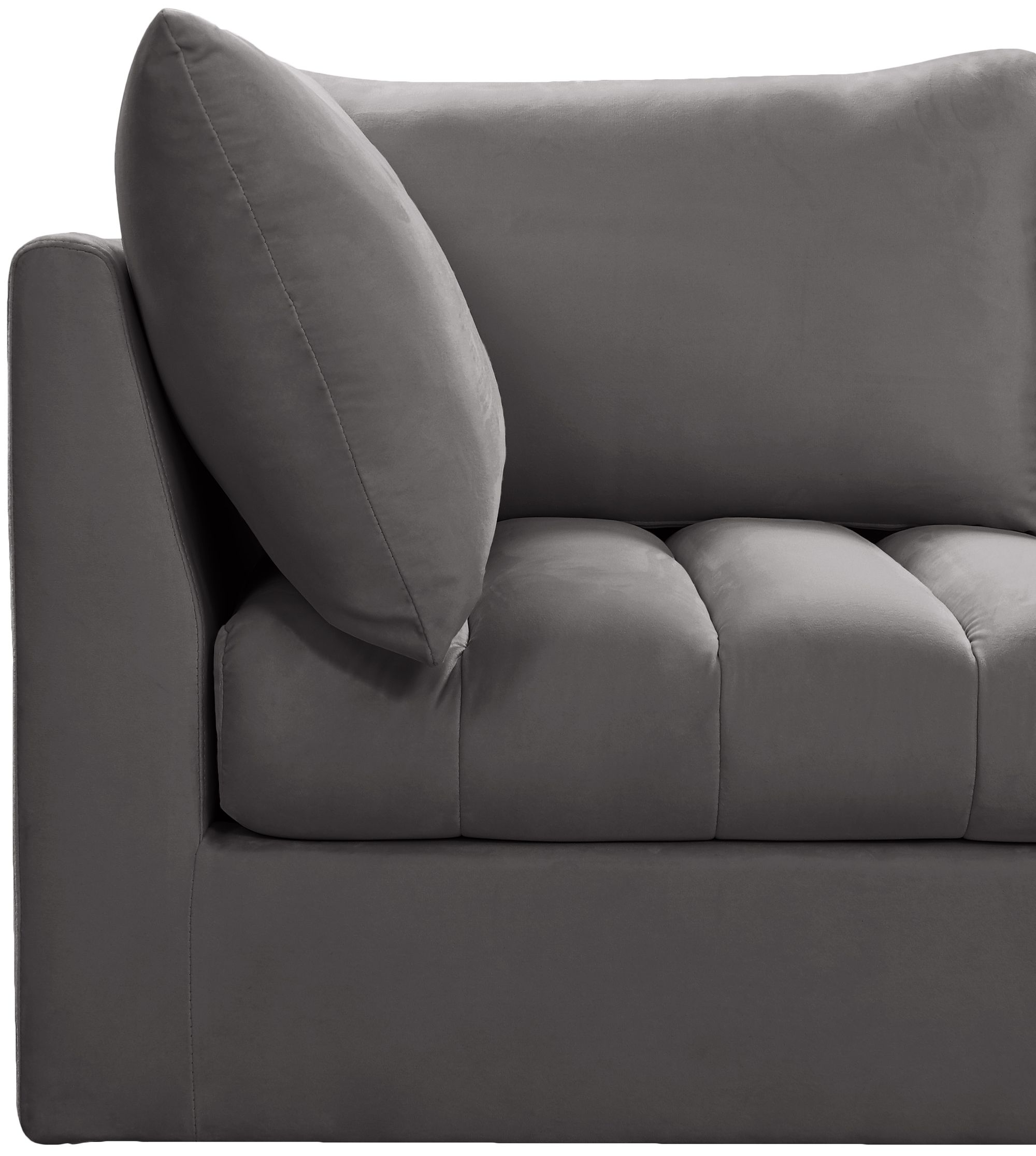 Jacob 140" Velvet Modular Sofa