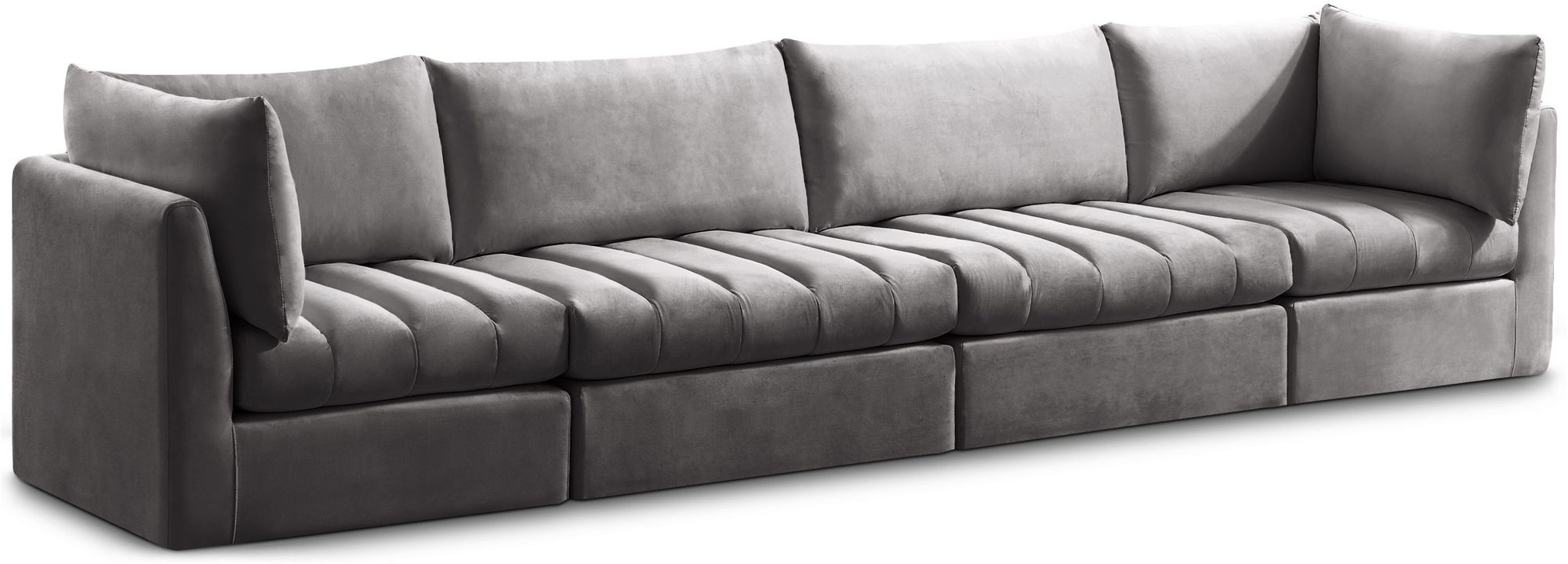 Jacob 140" Velvet Modular Sofa