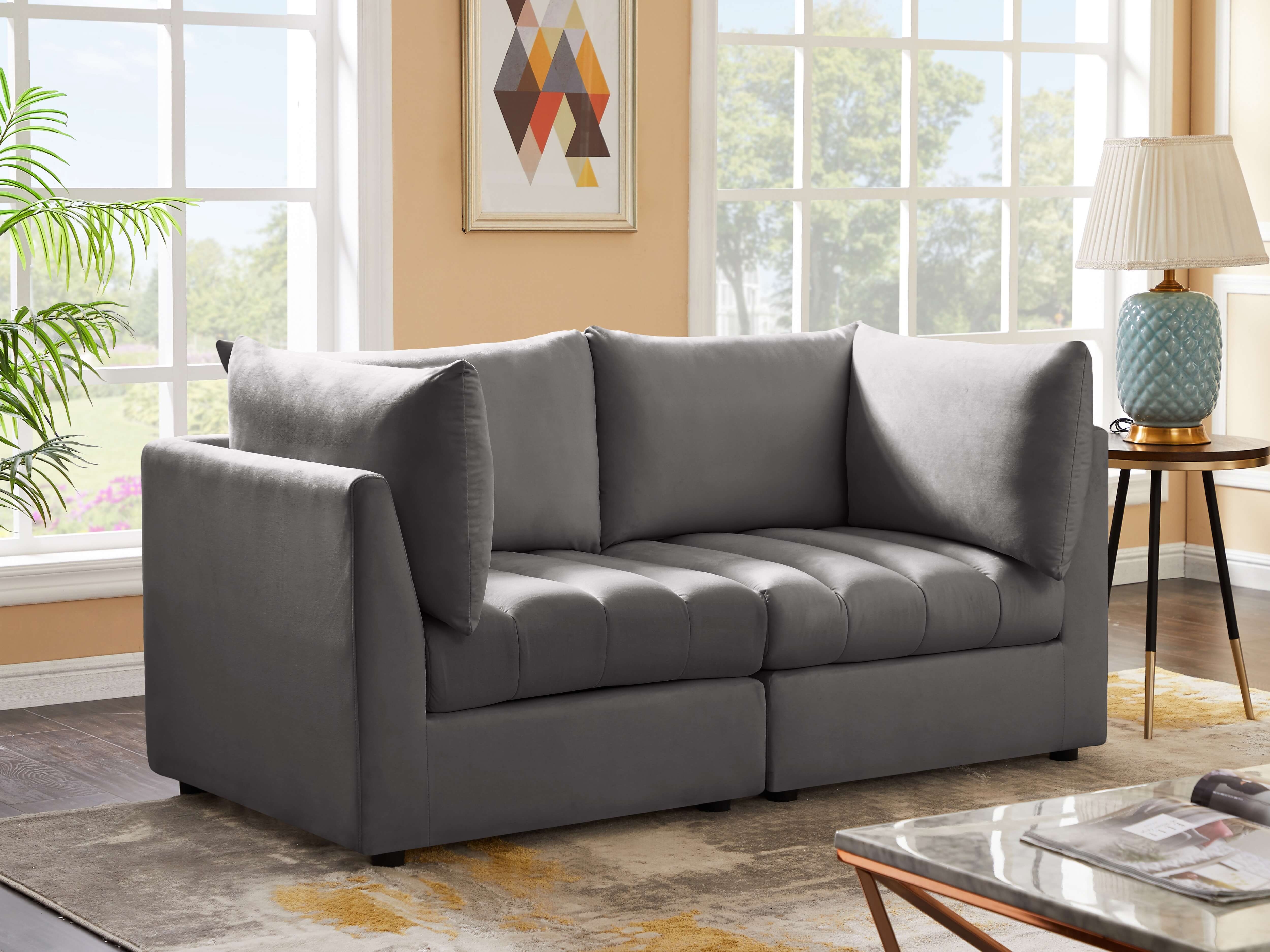 Jacob Velvet Modular Sofa