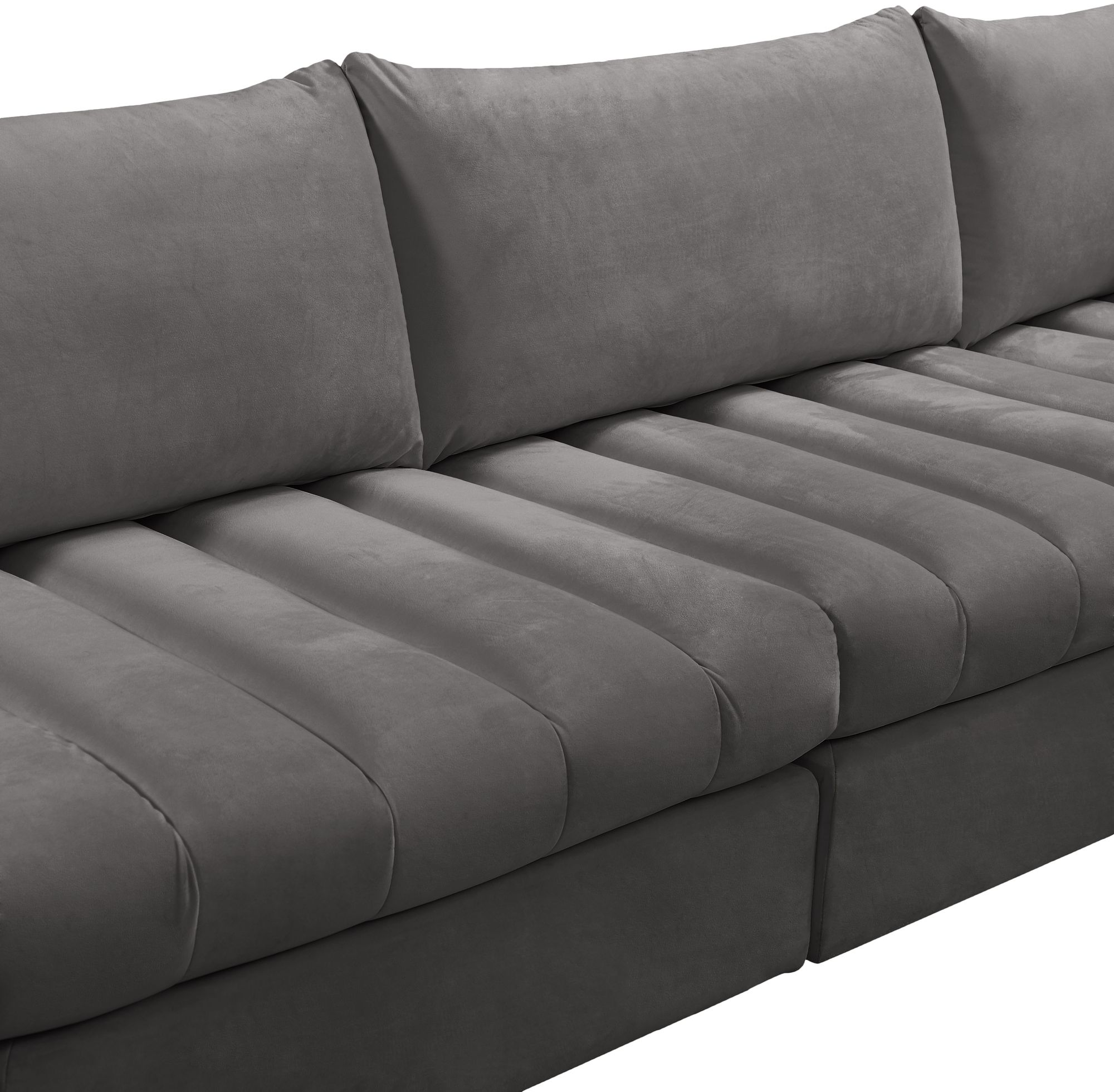 Jacob 177" 7-Piece Velvet Modular U-Shape Sectional