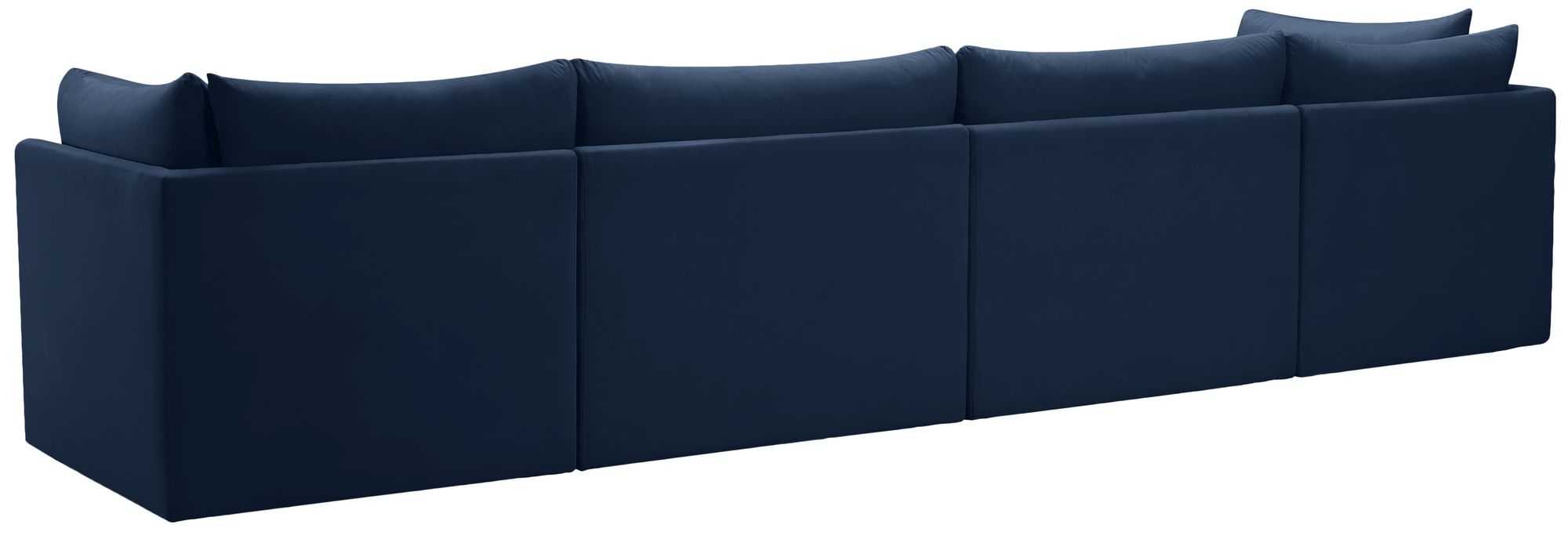 Jacob 140" Velvet Modular Sofa
