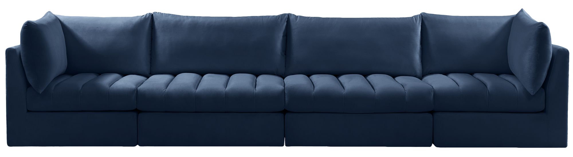 Jacob 140" Velvet Modular Sofa