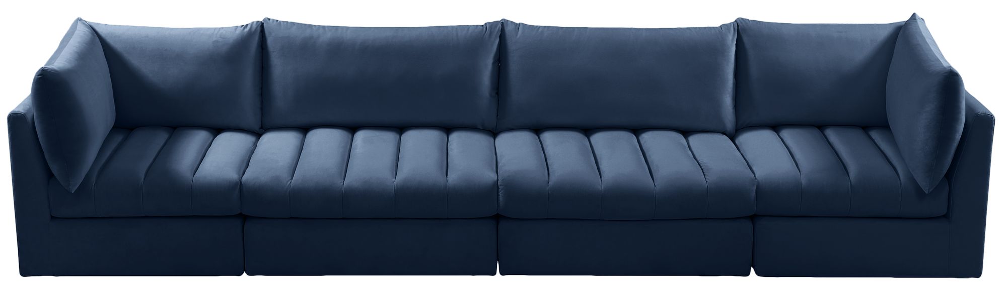 Jacob 140" Velvet Modular Sofa