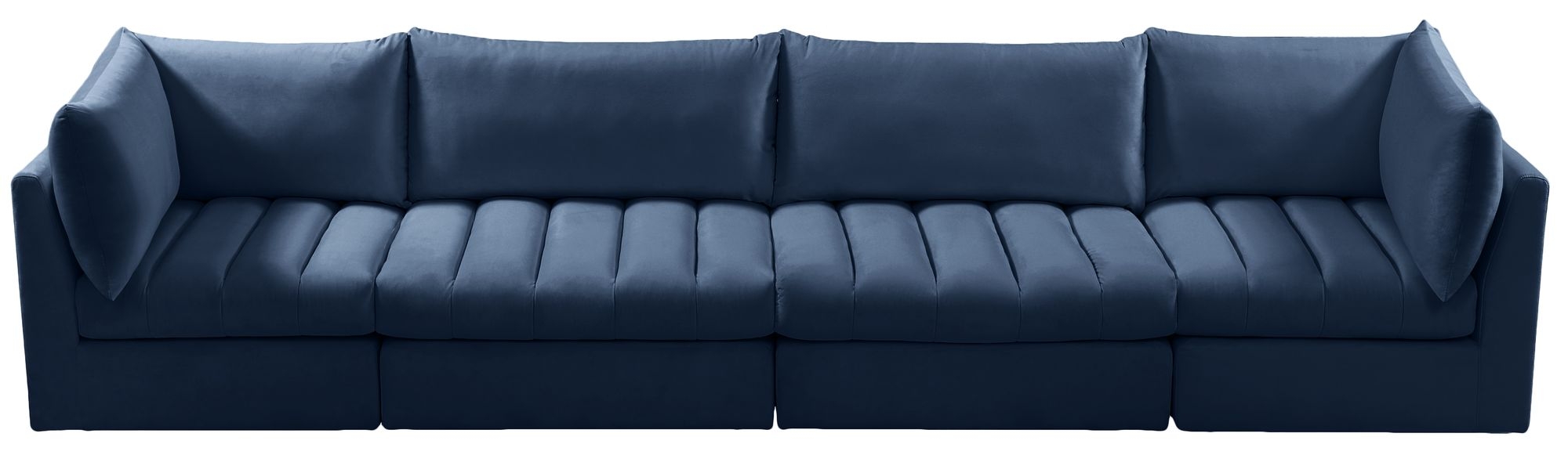 Jacob 140" Velvet Modular Sofa