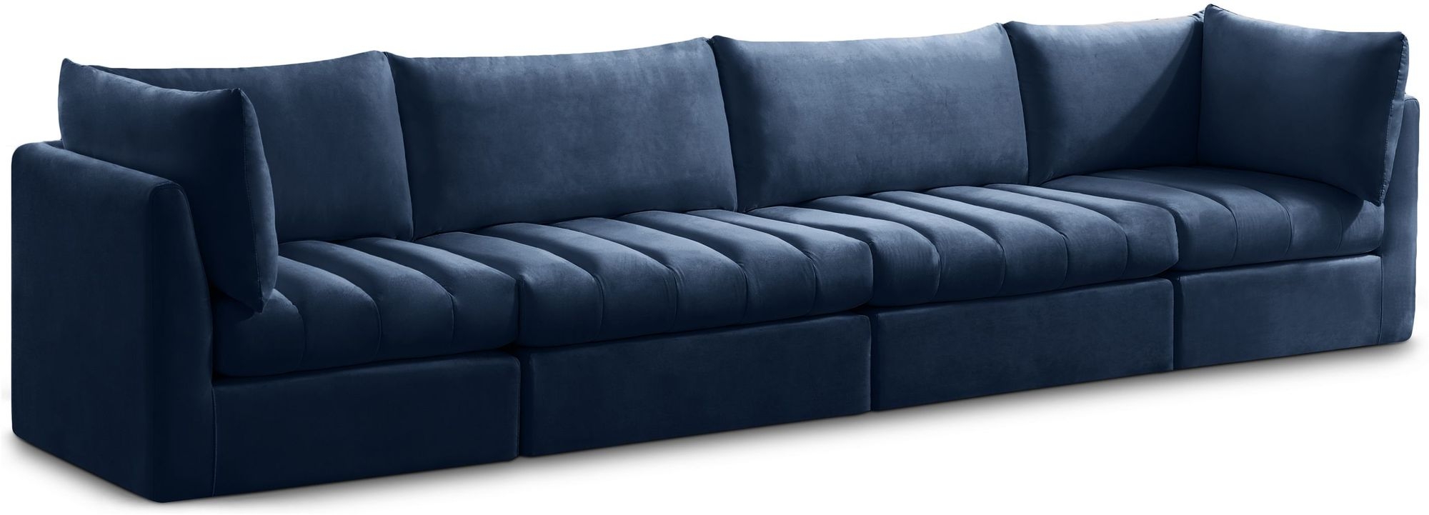 Jacob 140" Velvet Modular Sofa
