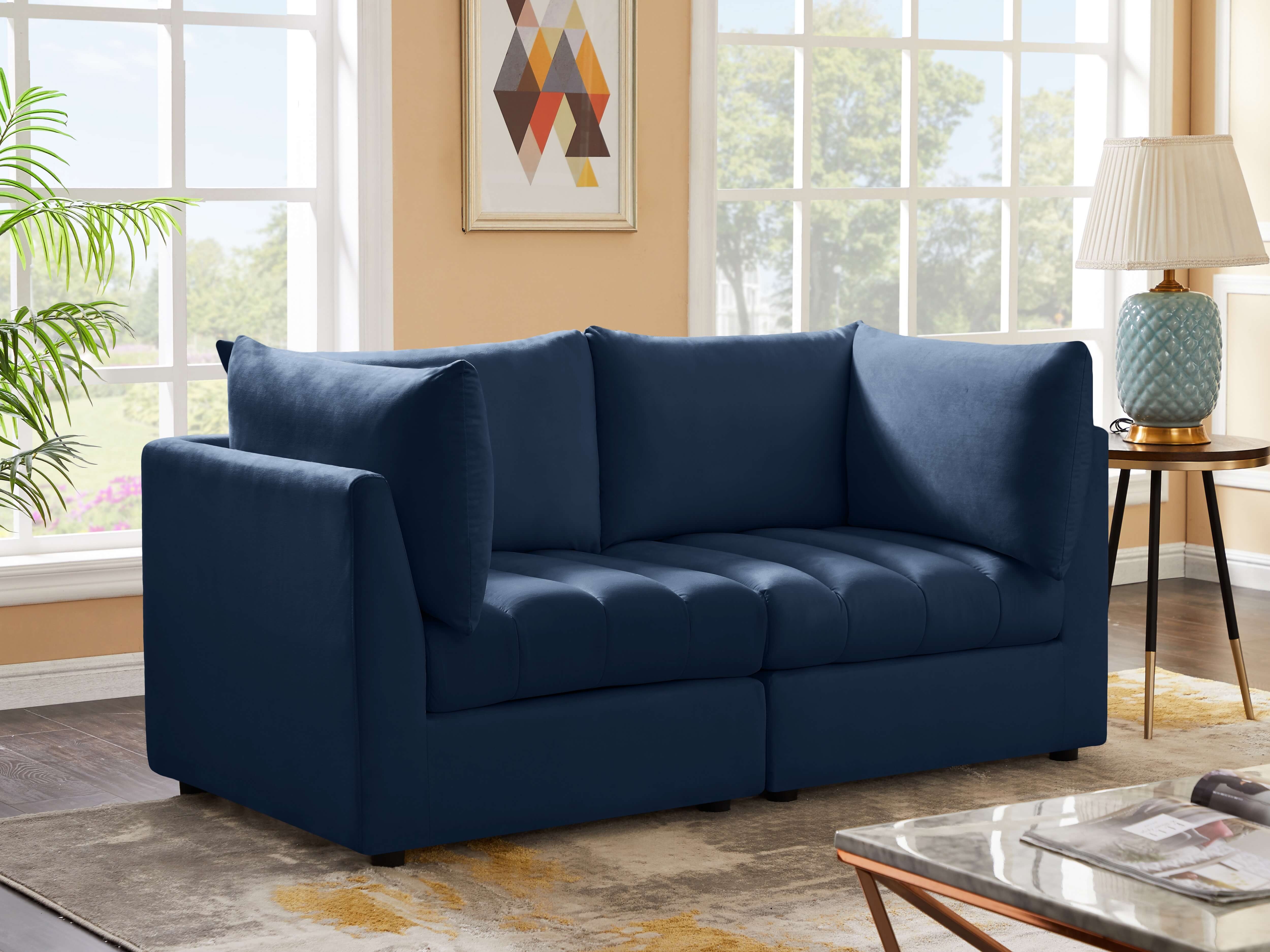 Jacob Velvet Modular Sofa