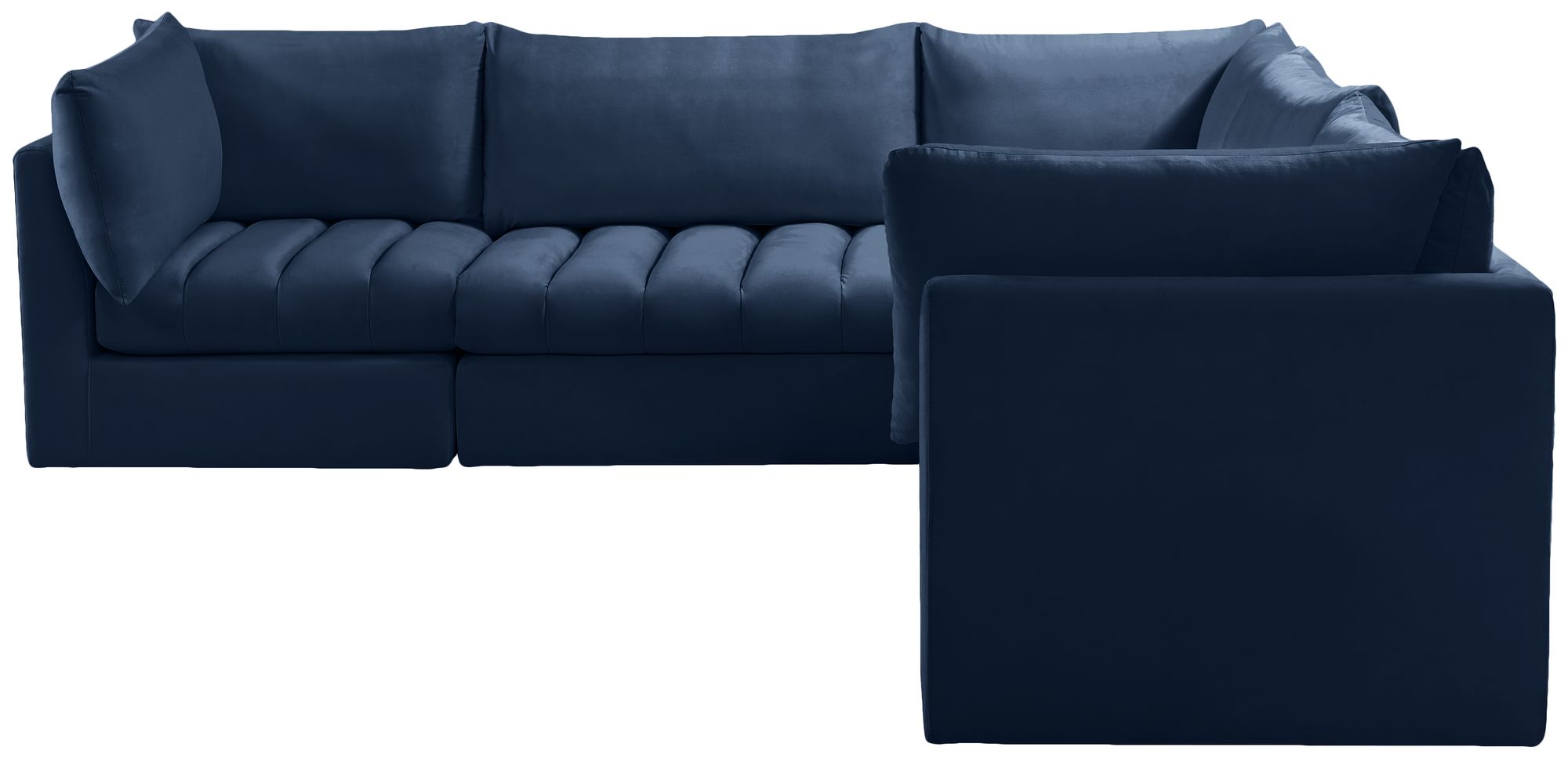 Jacob 103" 5-Piece Velvet Modular Sectional