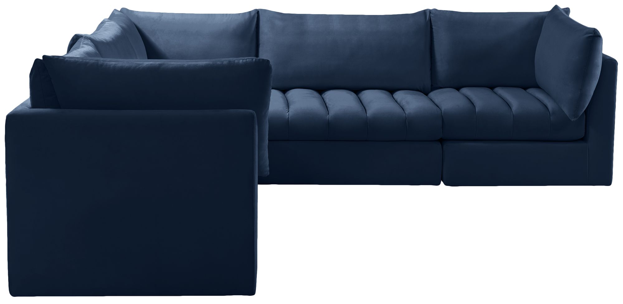 Jacob 103" 5-Piece Velvet Modular Sectional