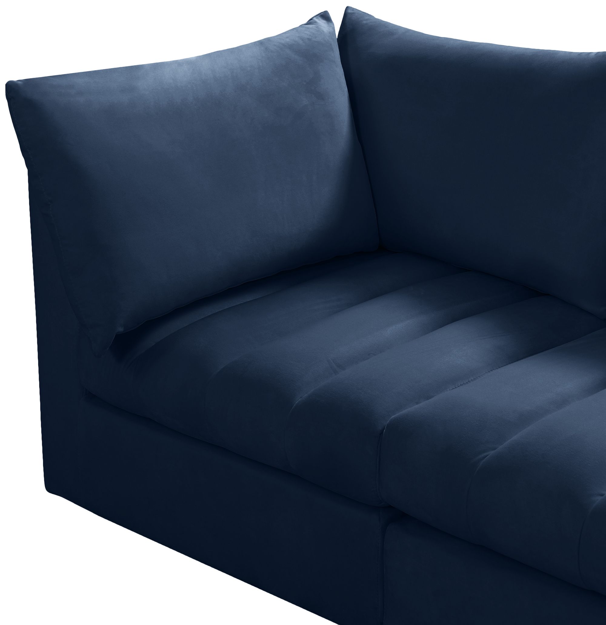 Jacob 103" 5-Piece Velvet Modular Sectional