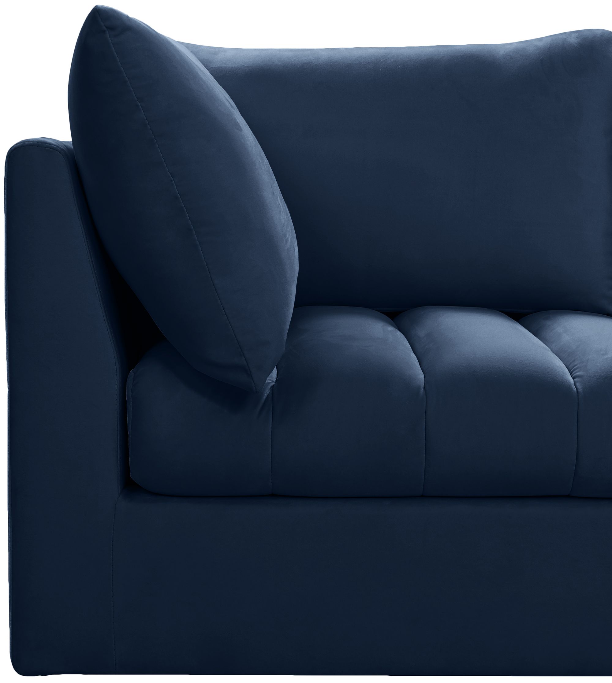 Jacob 140" 6-Piece Velvet Modular Sectional