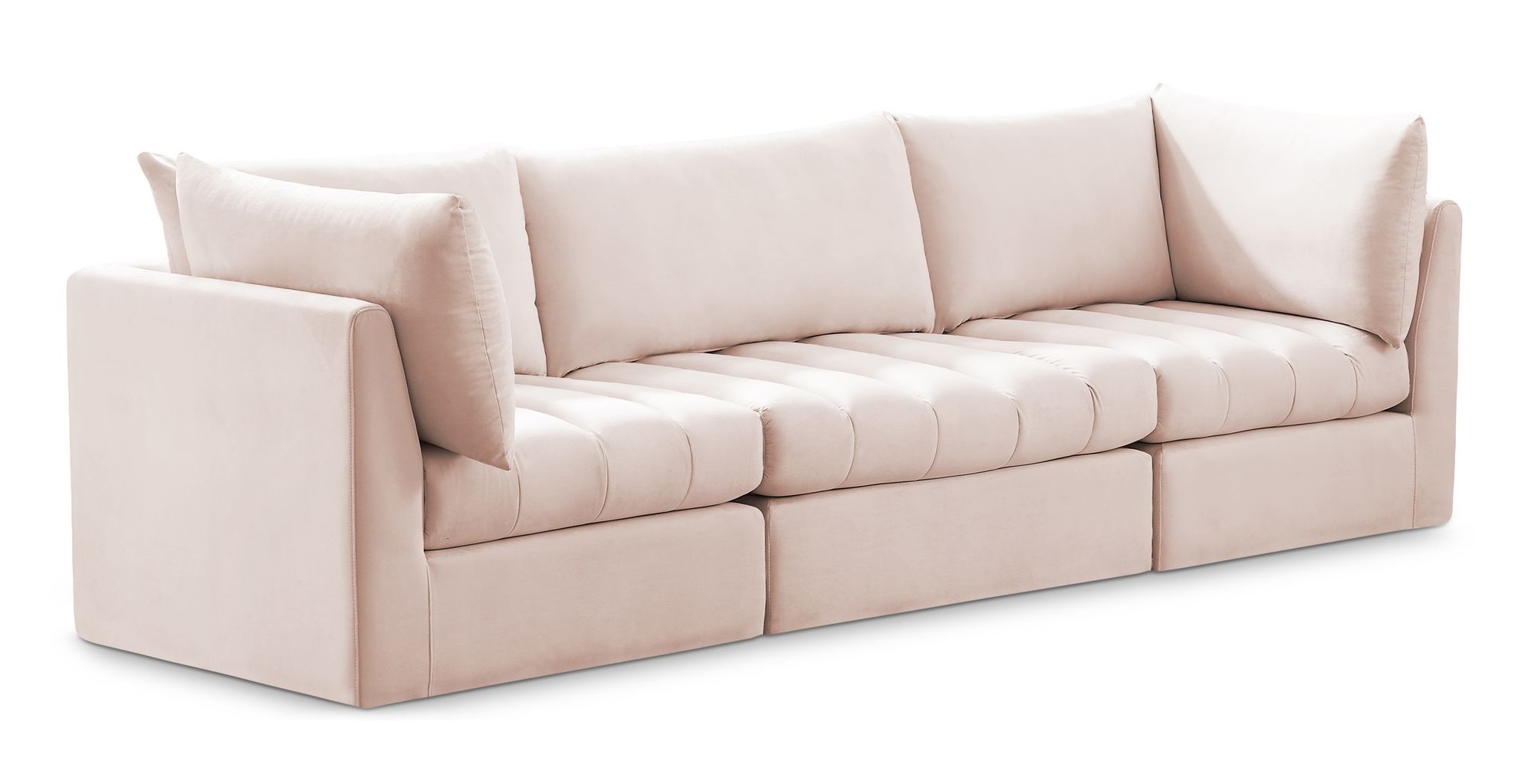Jacob 103" Velvet Modular Sofa