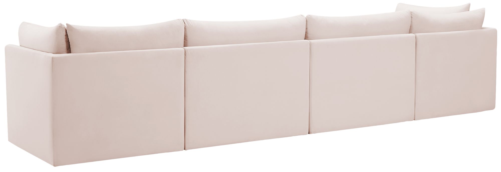 Jacob 140" Velvet Modular Sofa