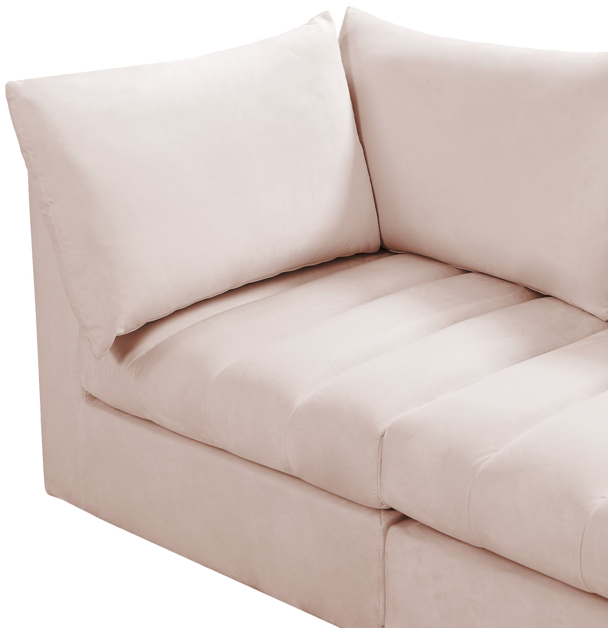 Jacob 103" 5-Piece Velvet Modular Sectional