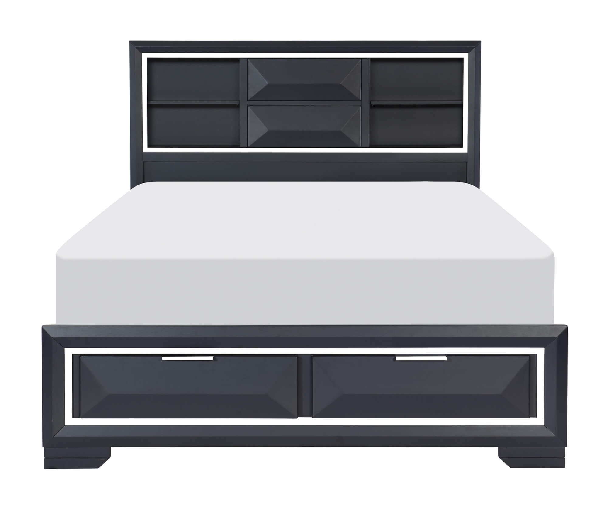 Rosemont Wood Storage Platform Bed