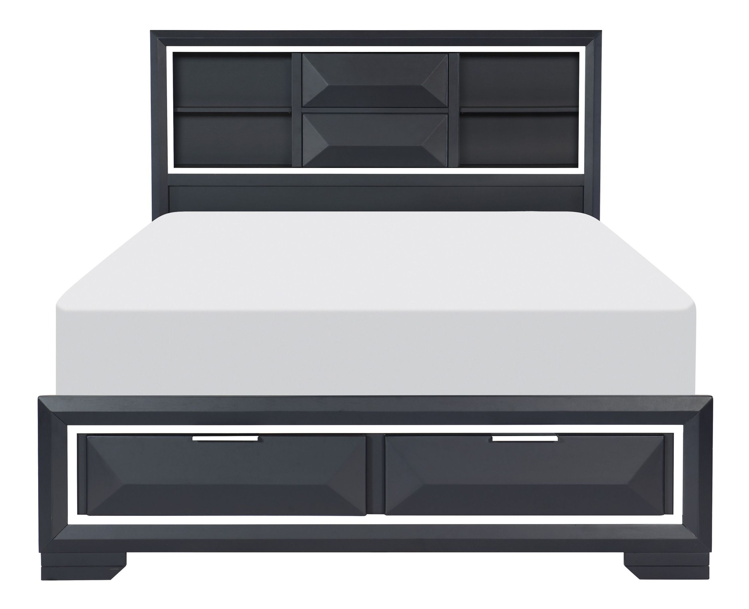 Rosemont Wood California King Storage Platform Bed