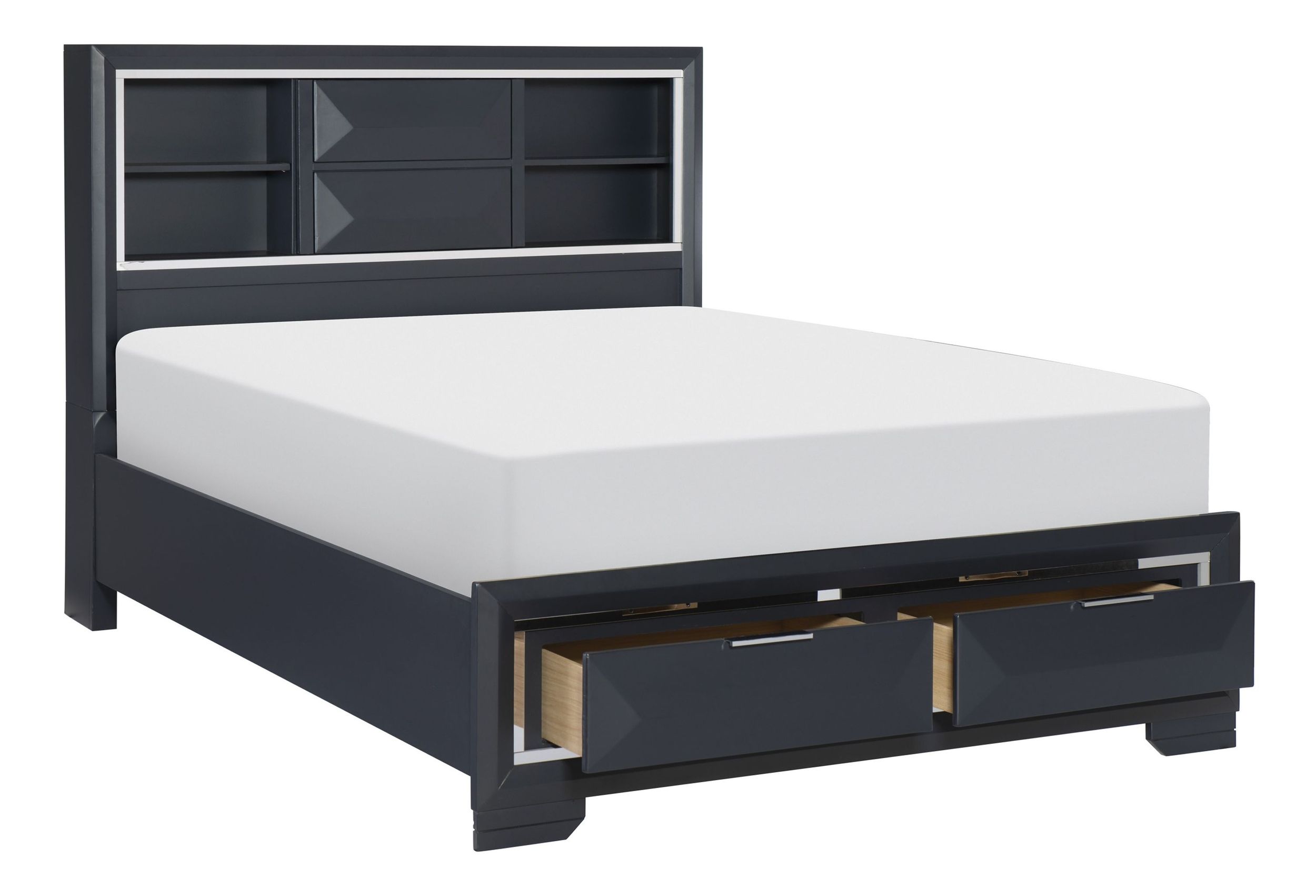 Rosemont Wood Storage Platform Bed