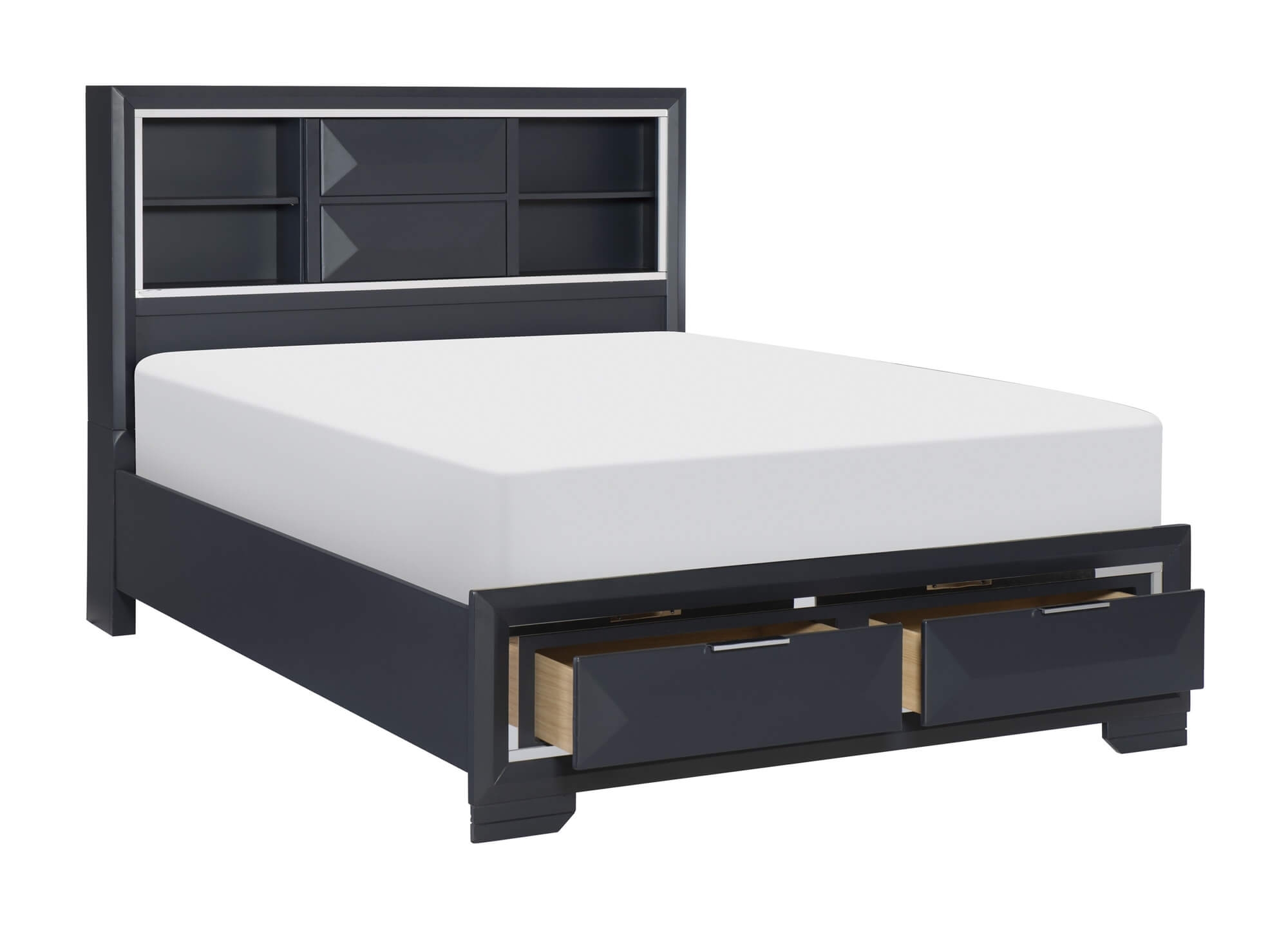 Rosemont Wood Storage Platform Bed