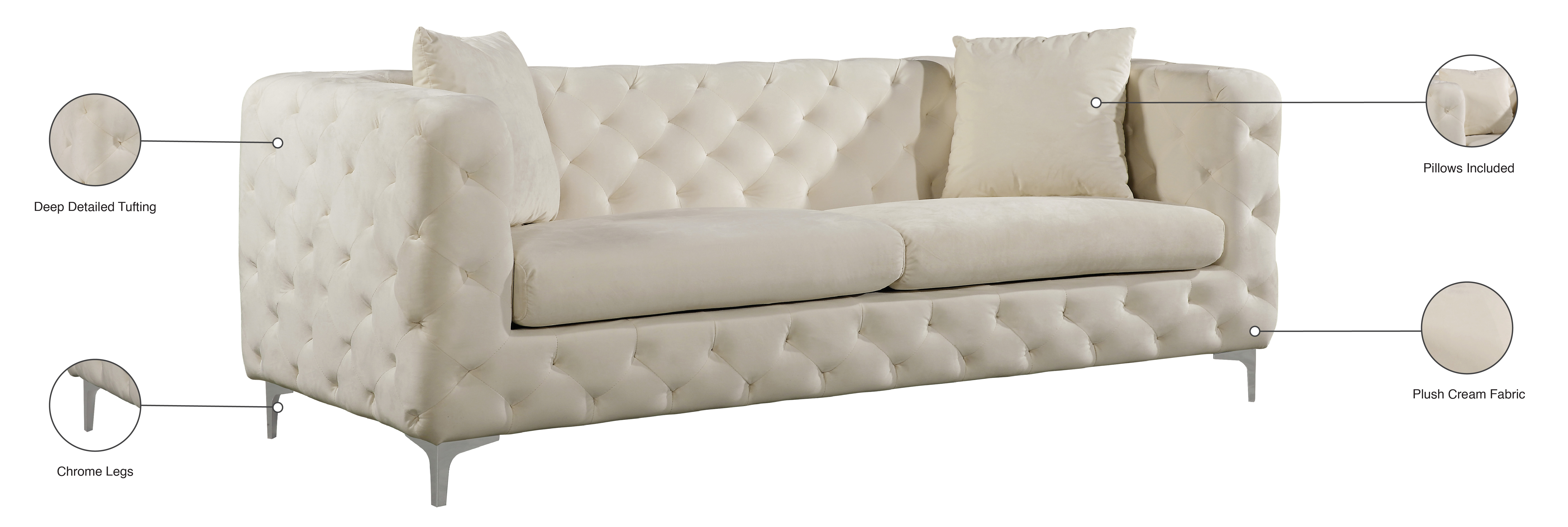 Scarlett Velvet Sofa