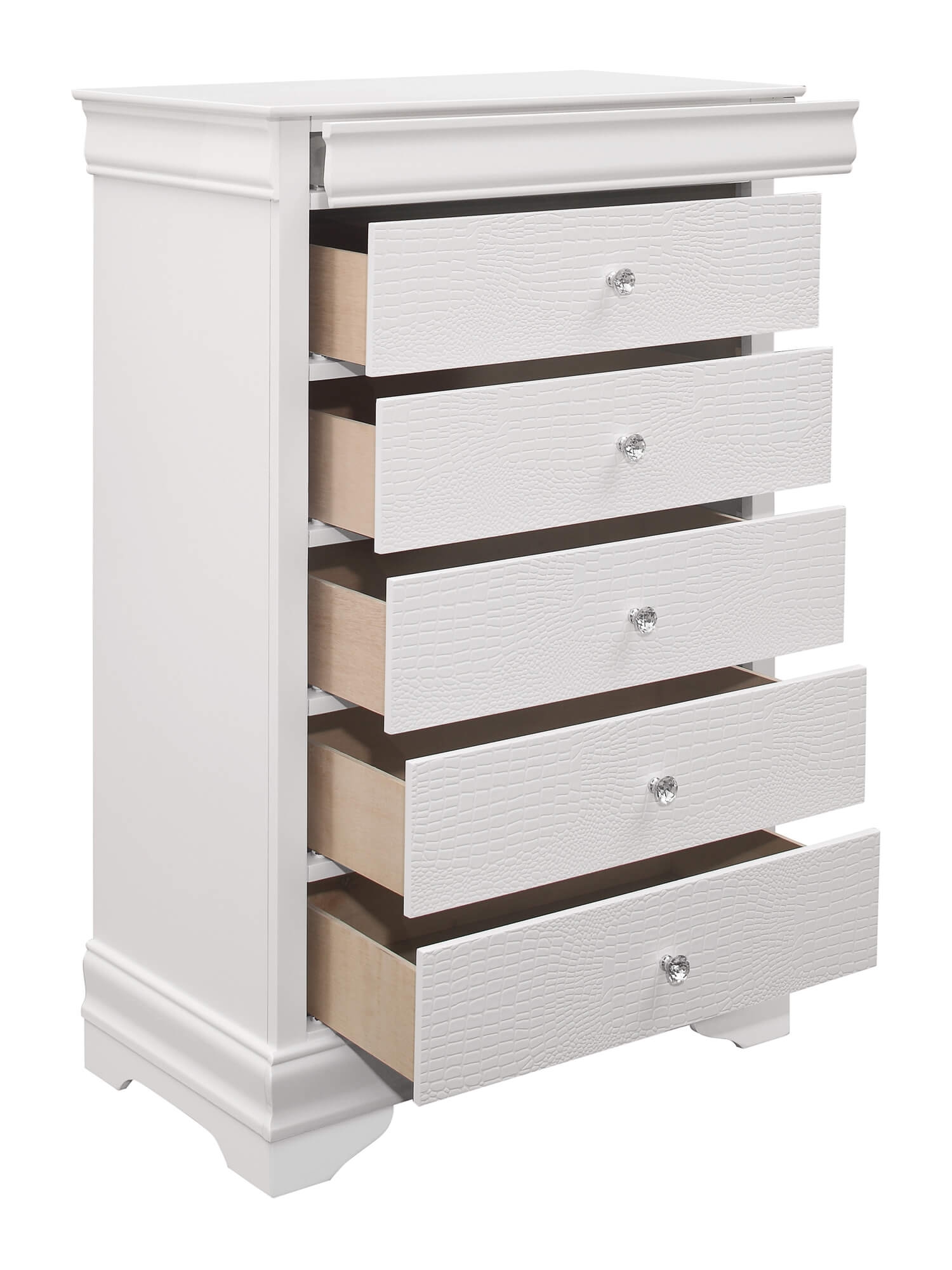 Lana Tufted Leatherette Bedroom Set with LED Lighting