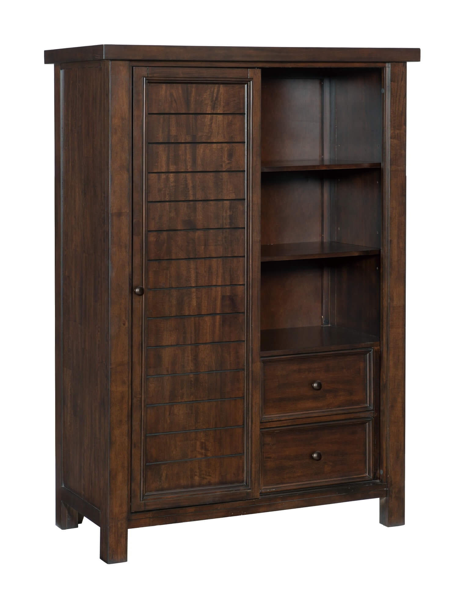 Logandale Wood Storage Platform Bedroom Set