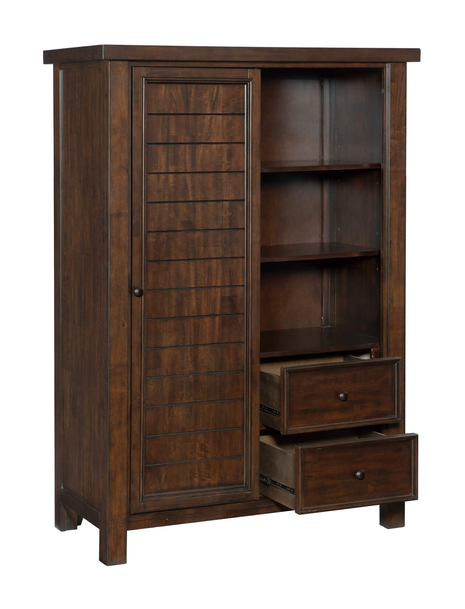 Logandale Wood Storage Platform Bedroom Set