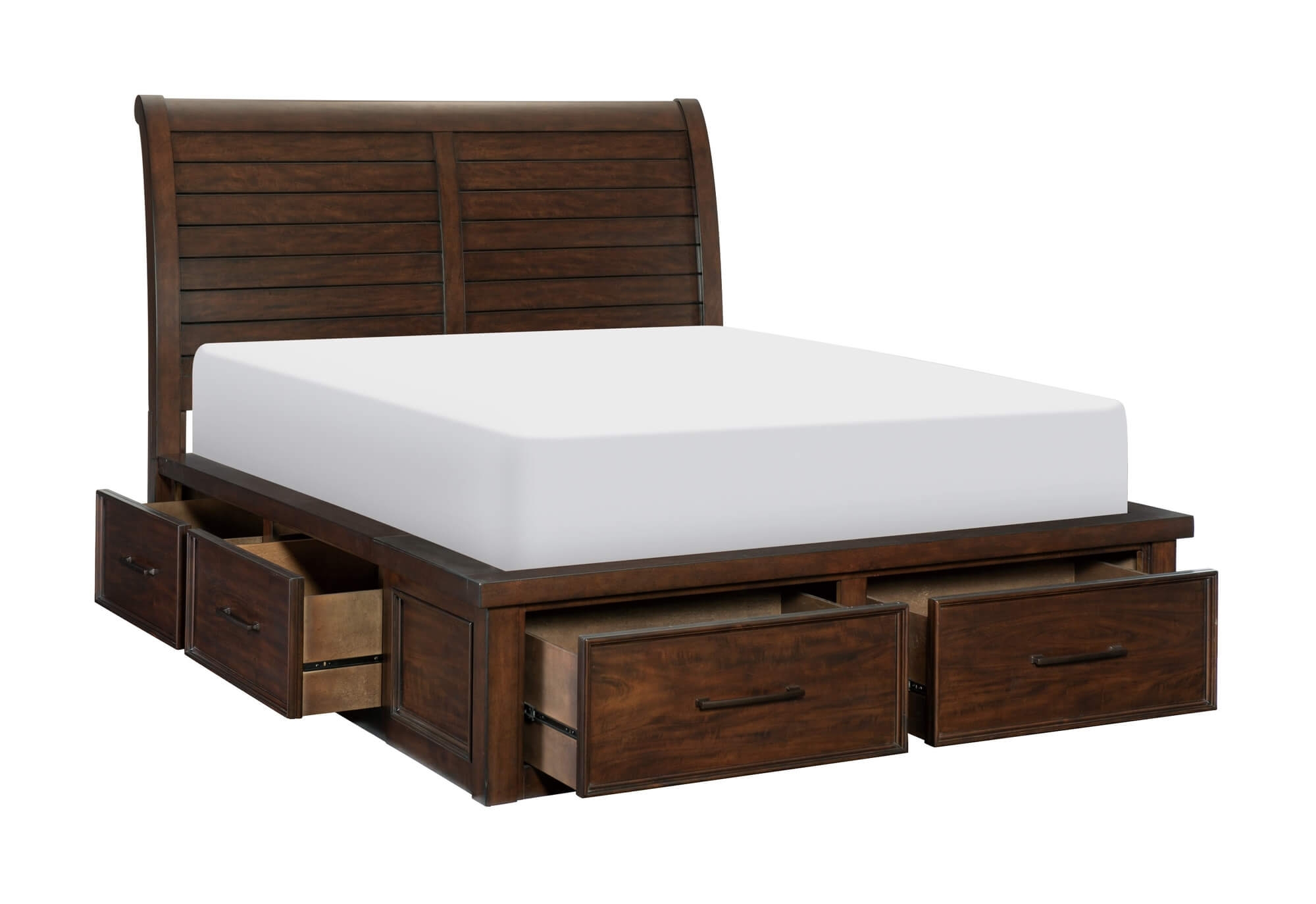 Logandale Queen Size Storage Platform Bed