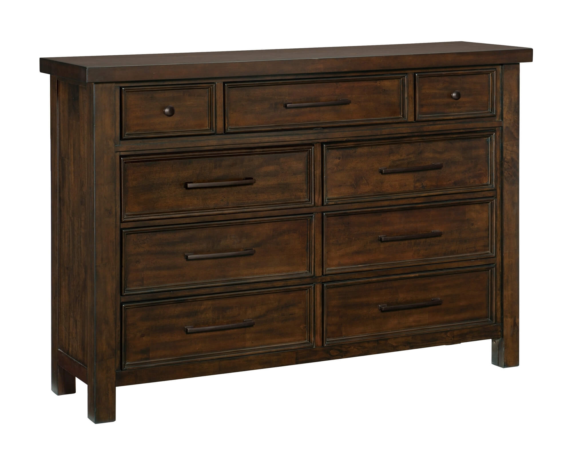  6 Drawers Modern Wide Dresser