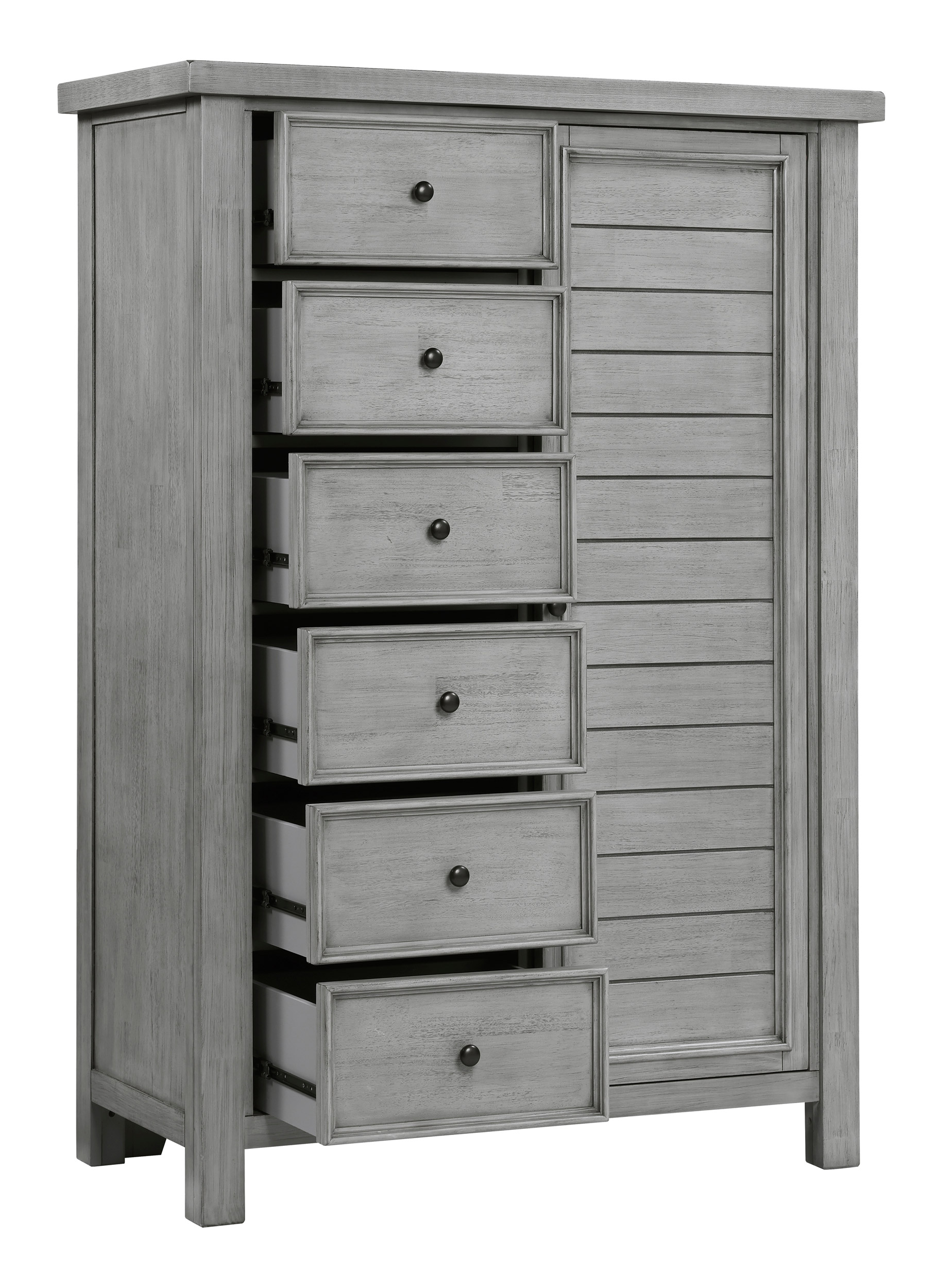 Logandale Wood Storage Platform Bedroom Set