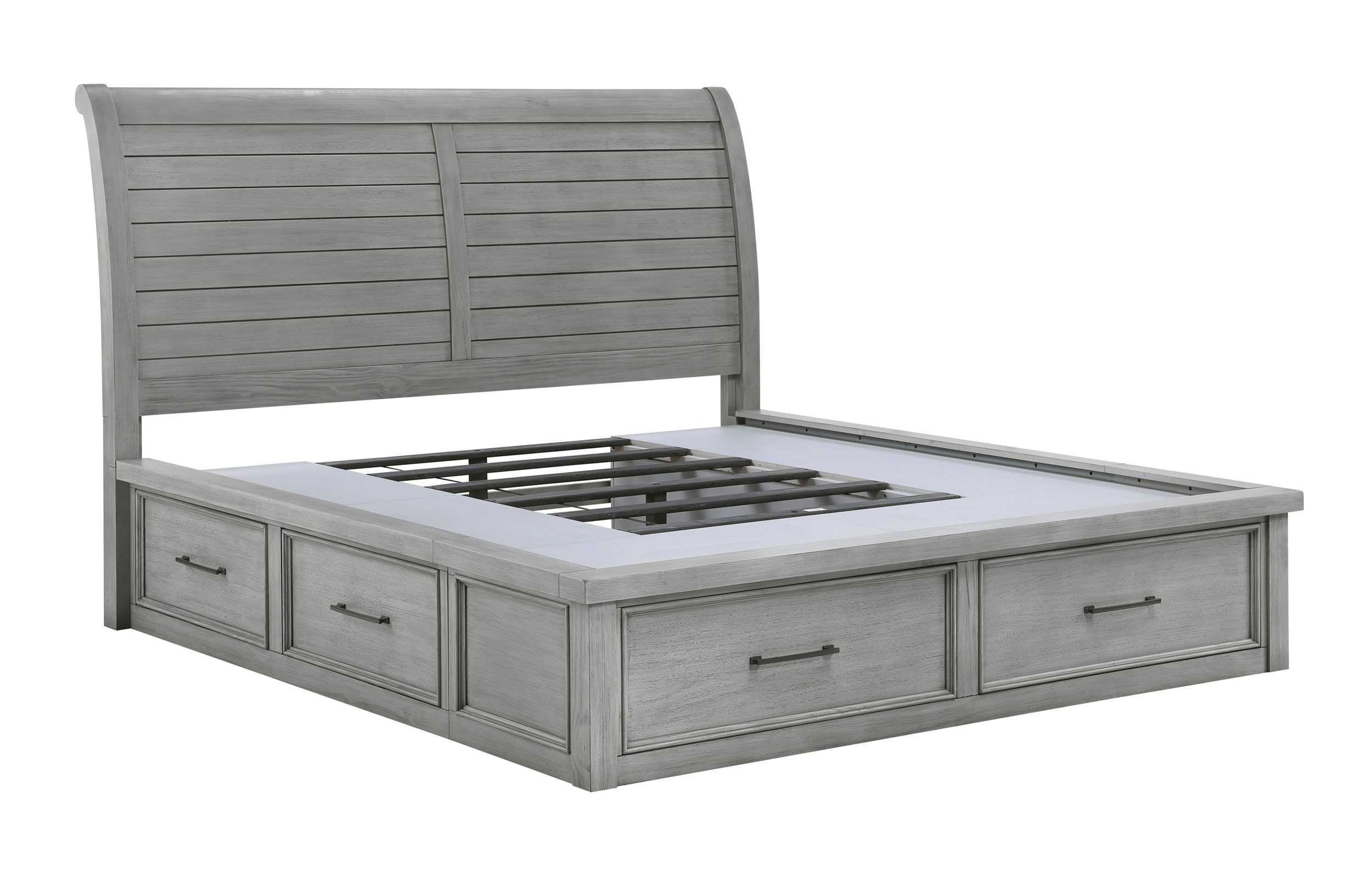 Logandale Wood Storage Platform Bedroom Set