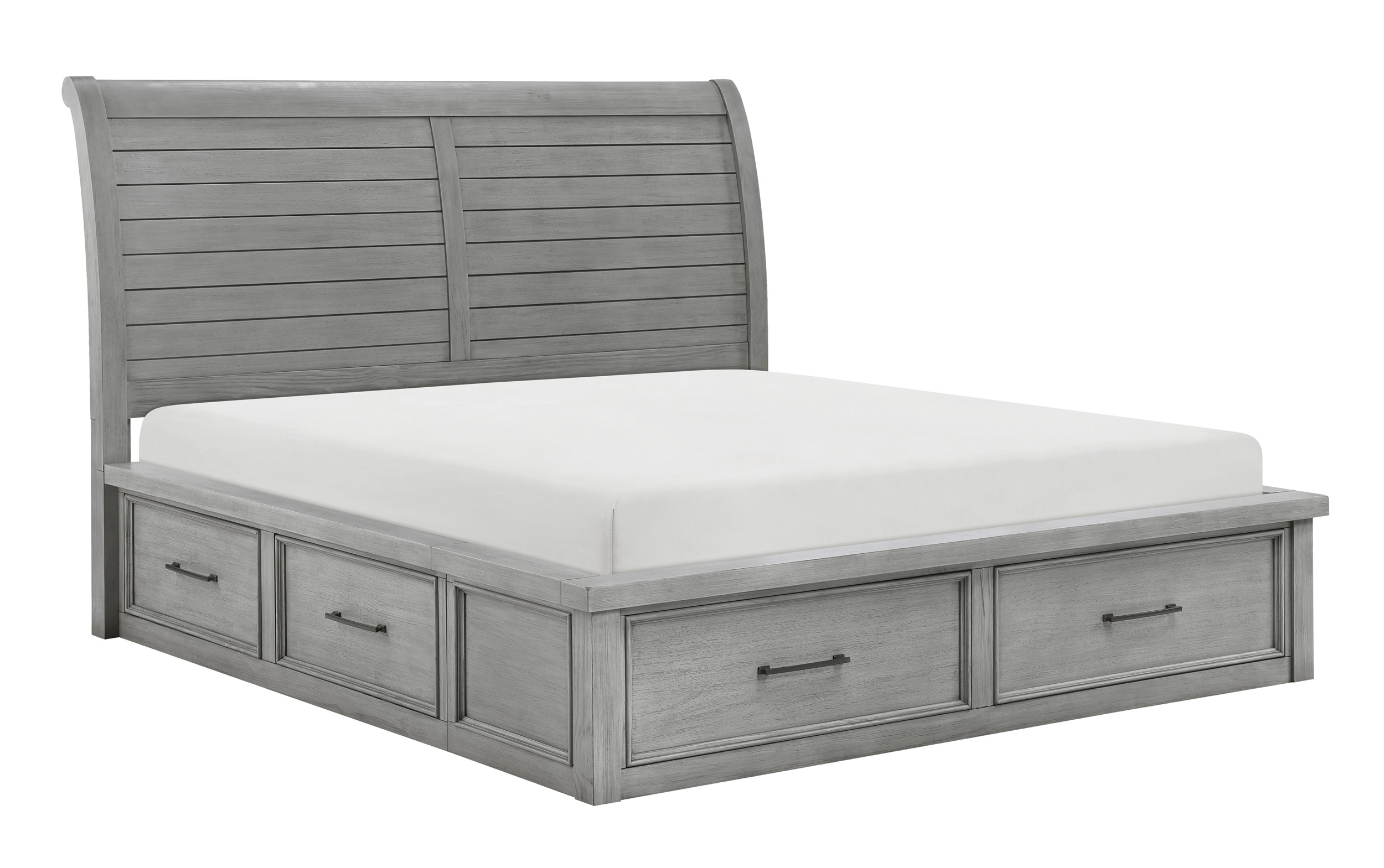 Logandale Wood Storage Platform Bedroom Set