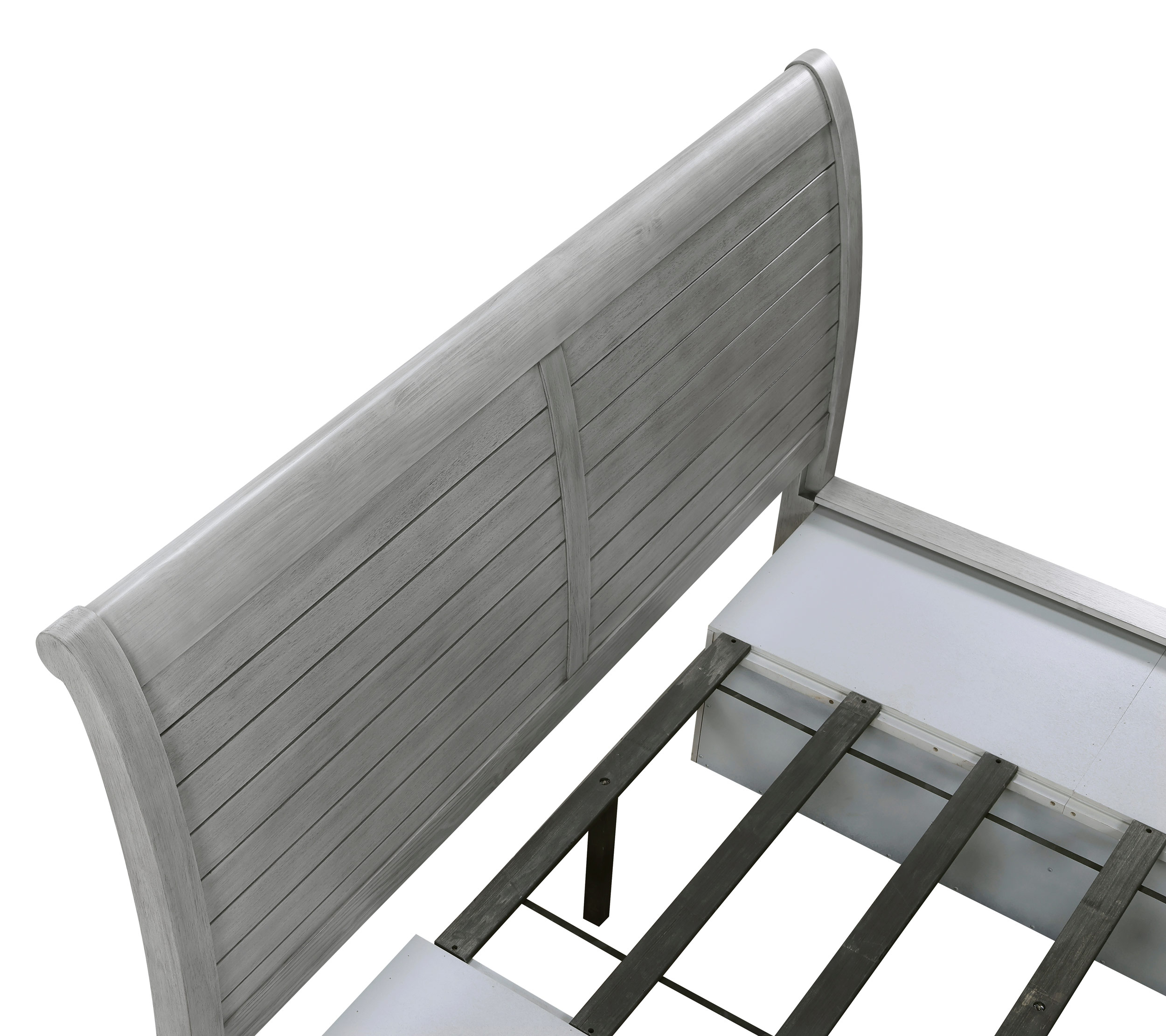 Logandale Wood Eastern King Storage Platform Bed